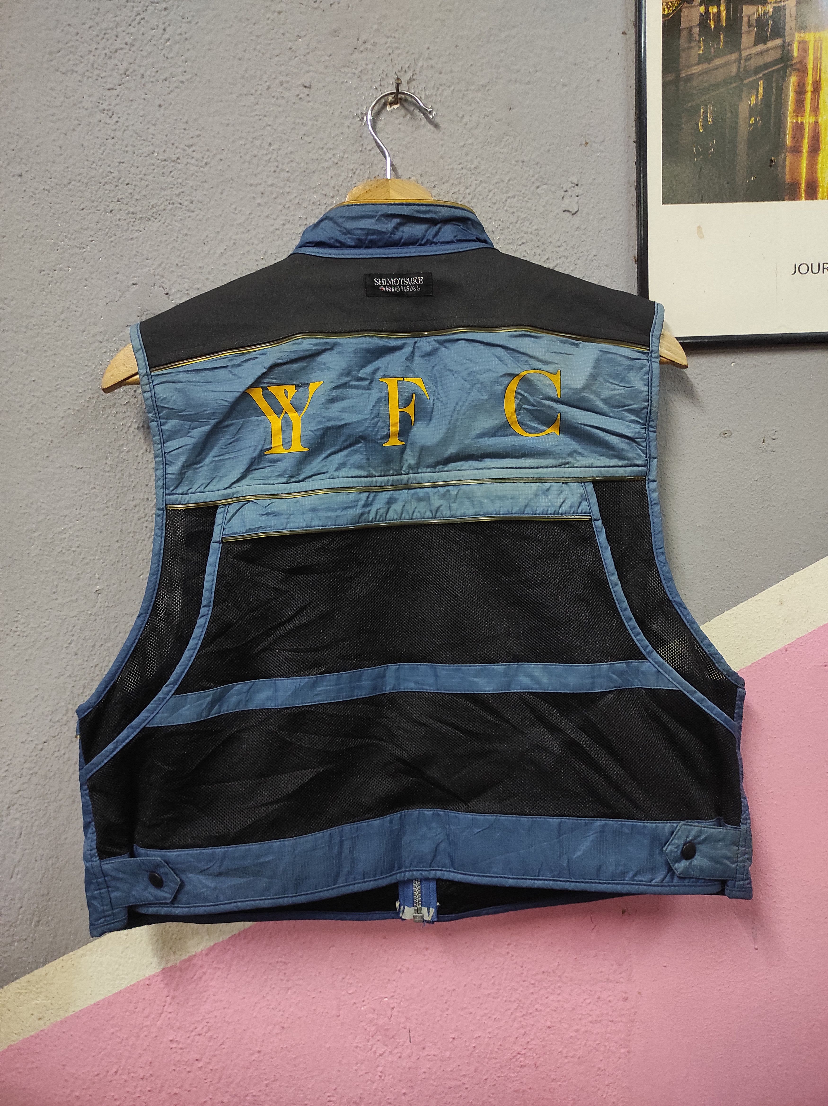 Japanese Brand SHIMOTSUKE MULTIPOCKET SUN FADED VEST JACKET Size US L / EU 52-54 / 3 - 6 Thumbnail