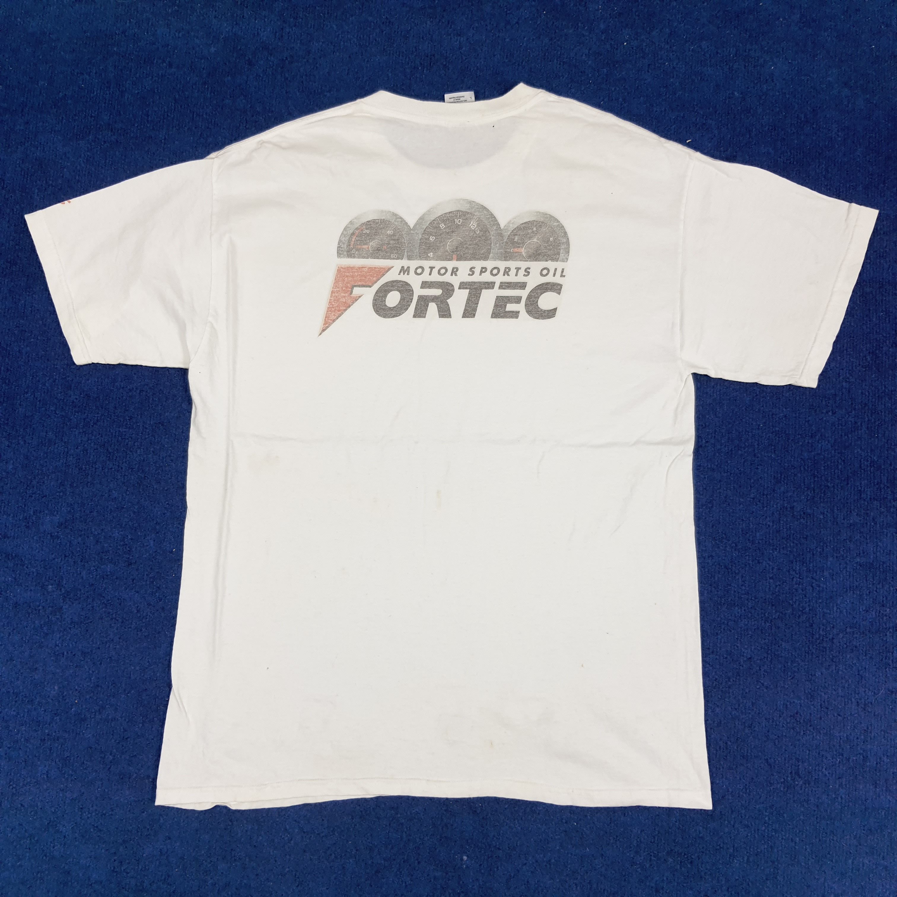 Vintage Vintage Motor Sports Oil Fortec Germany Automotive Tshirt Size US L / EU 52-54 / 3 - 1 Thumbnail