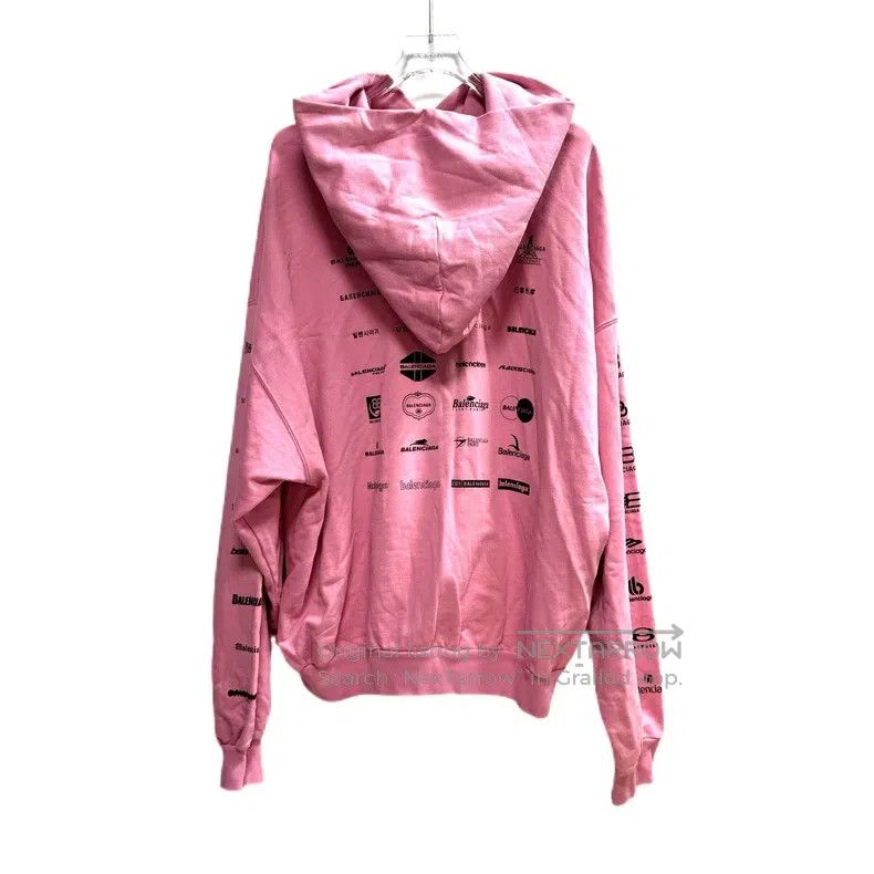 Other Balenciaga Hooded Full Logo Sweatshirt Size US S / EU 44-46 / 1 - 3 Thumbnail