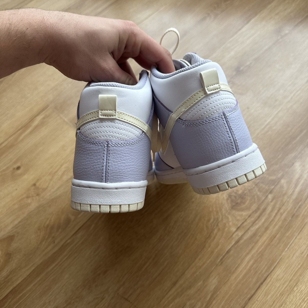 Nike Womens Nike Dunk High Coconut Milk Oxygen Purple Sneakers Size US 8.5 / IT 38.5 - 6 Thumbnail