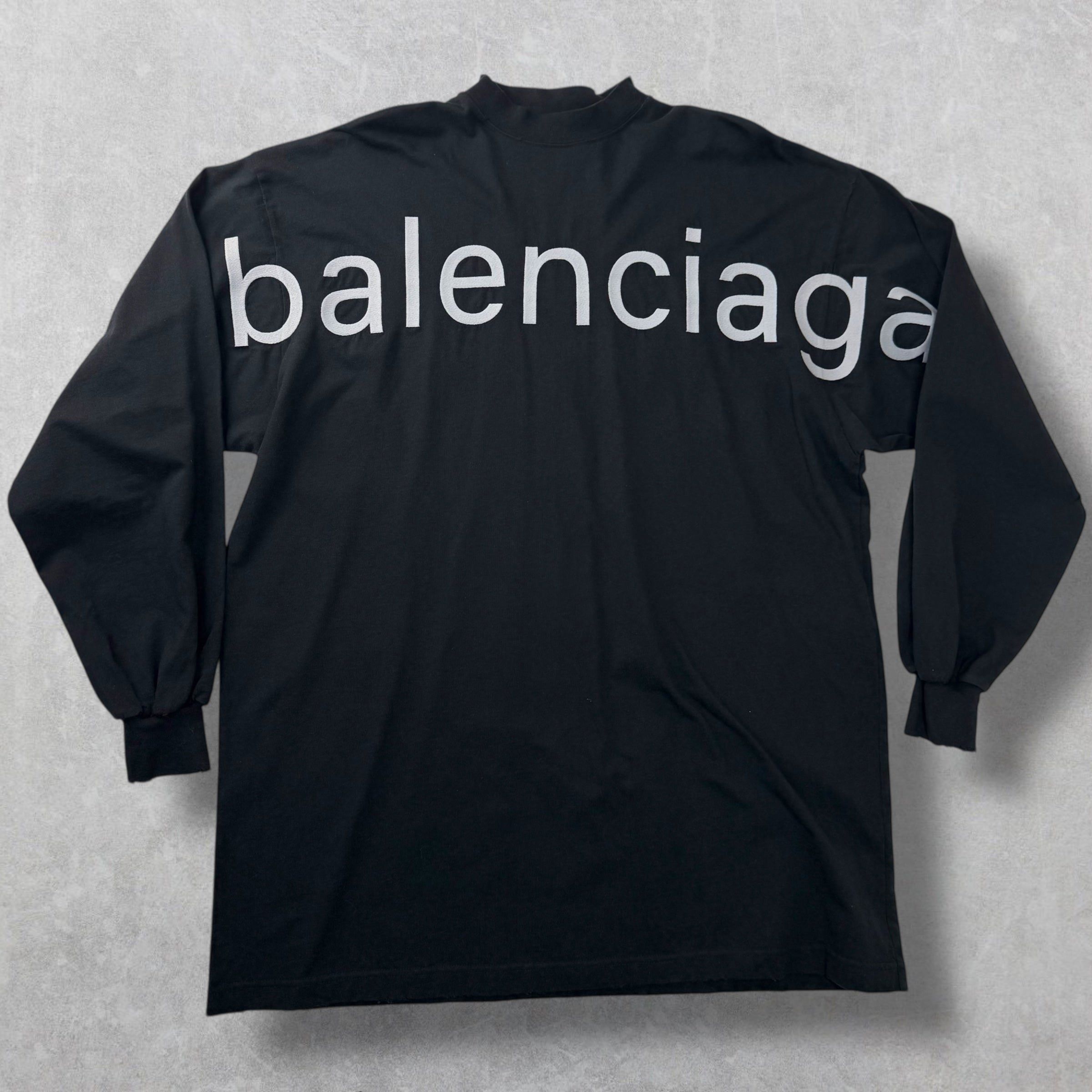 Balenciaga Balenciaga Bal.com Oversized L/S Tee 2 (XXL) Size US XXL / EU 58 / 5 - 2 Thumbnail