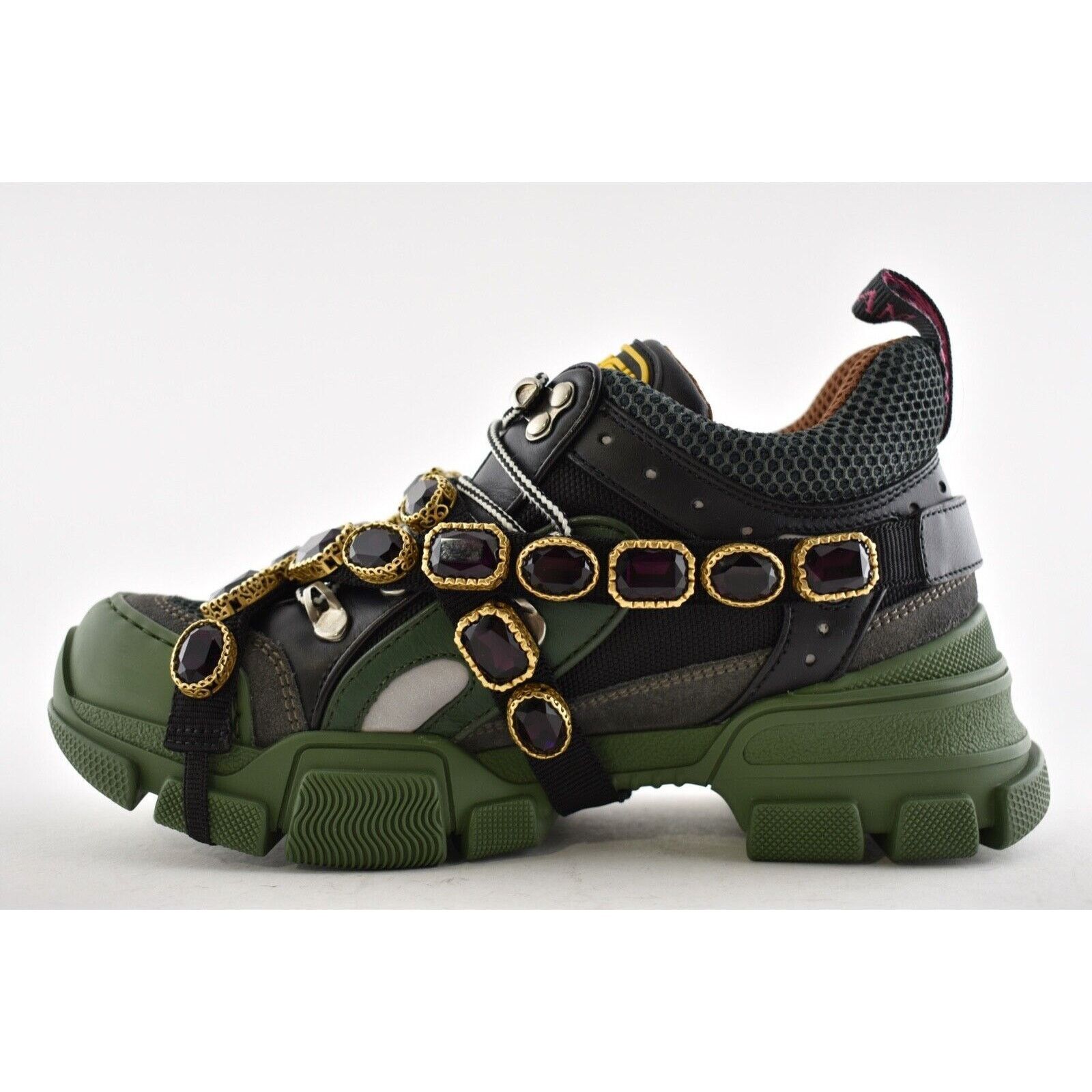 Gucci Womens Journey Flashtrek Crystal Hiker Low Boot Sneaker 35 Size US 5 / IT 35 - 9 Thumbnail