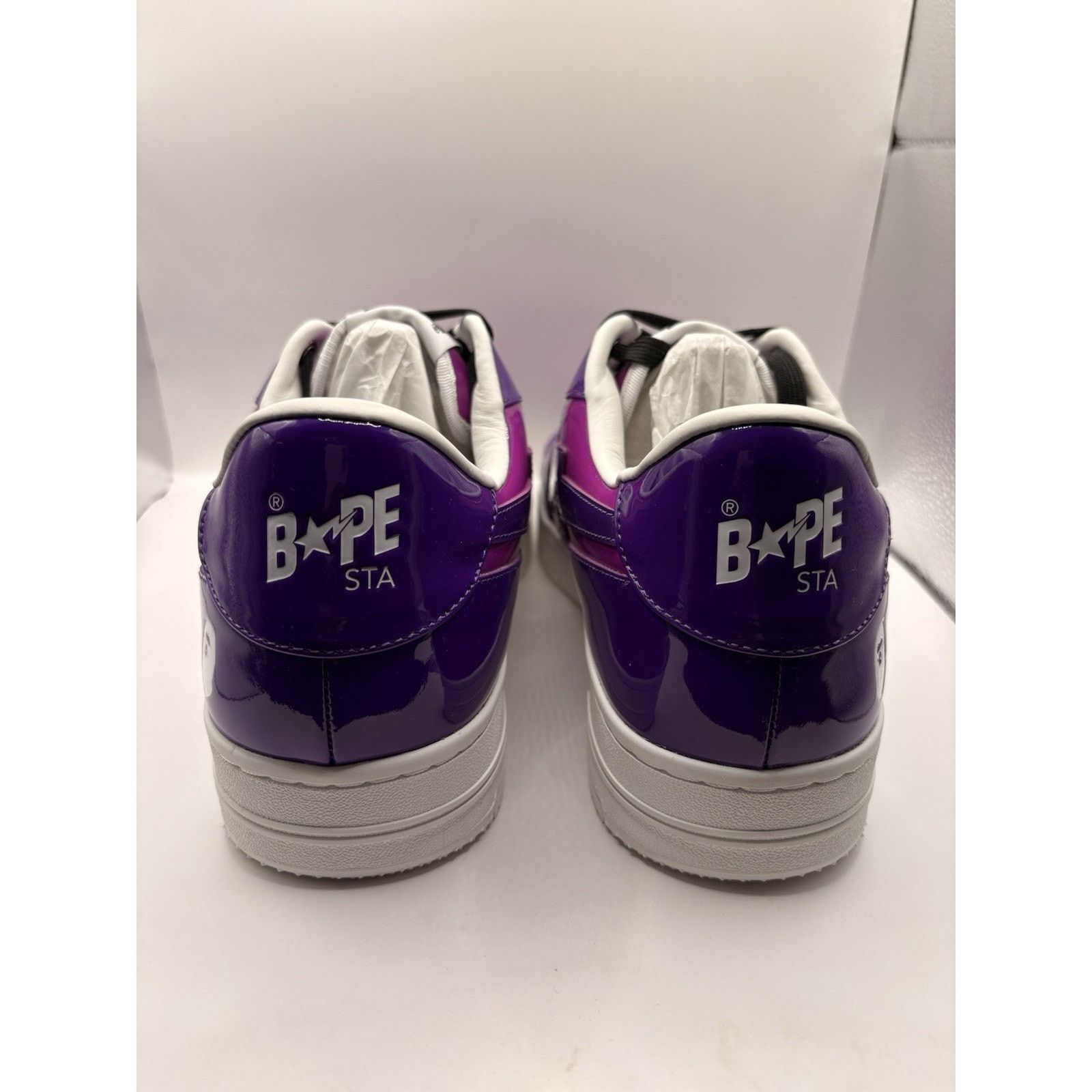 Bape A BATHING APE BAPE PURPLE SNEAKERS 11M WITH BOX Size US 11 / EU 44 - 4 Thumbnail