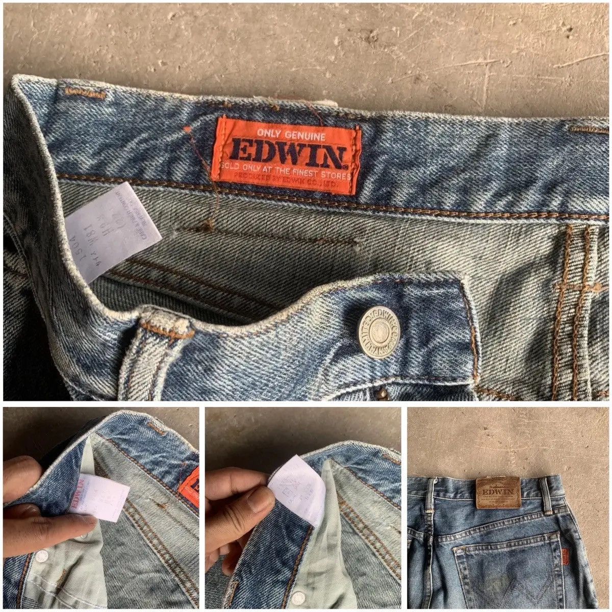Destroy Lonely 📌 DESTROYED !! Y2K Edwin Frontier 32x30 Jeans Vintage Pants Size US 32 / EU 48 - 13 Thumbnail