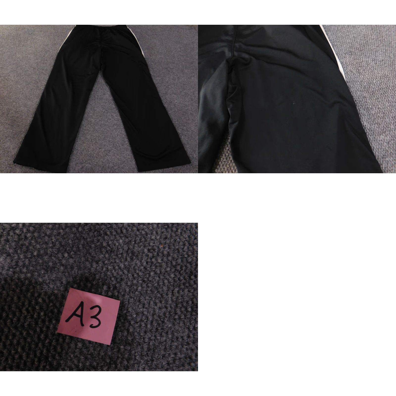Nike VINTAGE Nike Sweatpants Mens XL Black Basketball Side Zip Track Athletic Size US 36 / EU 52 - 8 Thumbnail