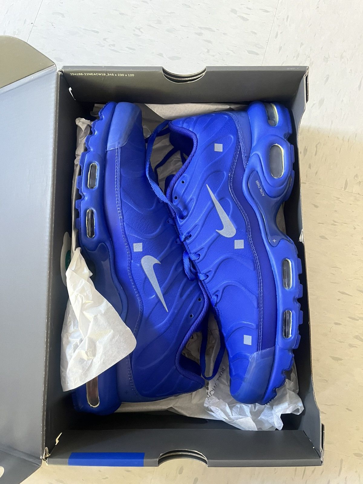 A-COLD-WALL* × Nike A Cold Wall x Nike TN Blue Size US 12 / EU 45 - 1 Thumbnail
