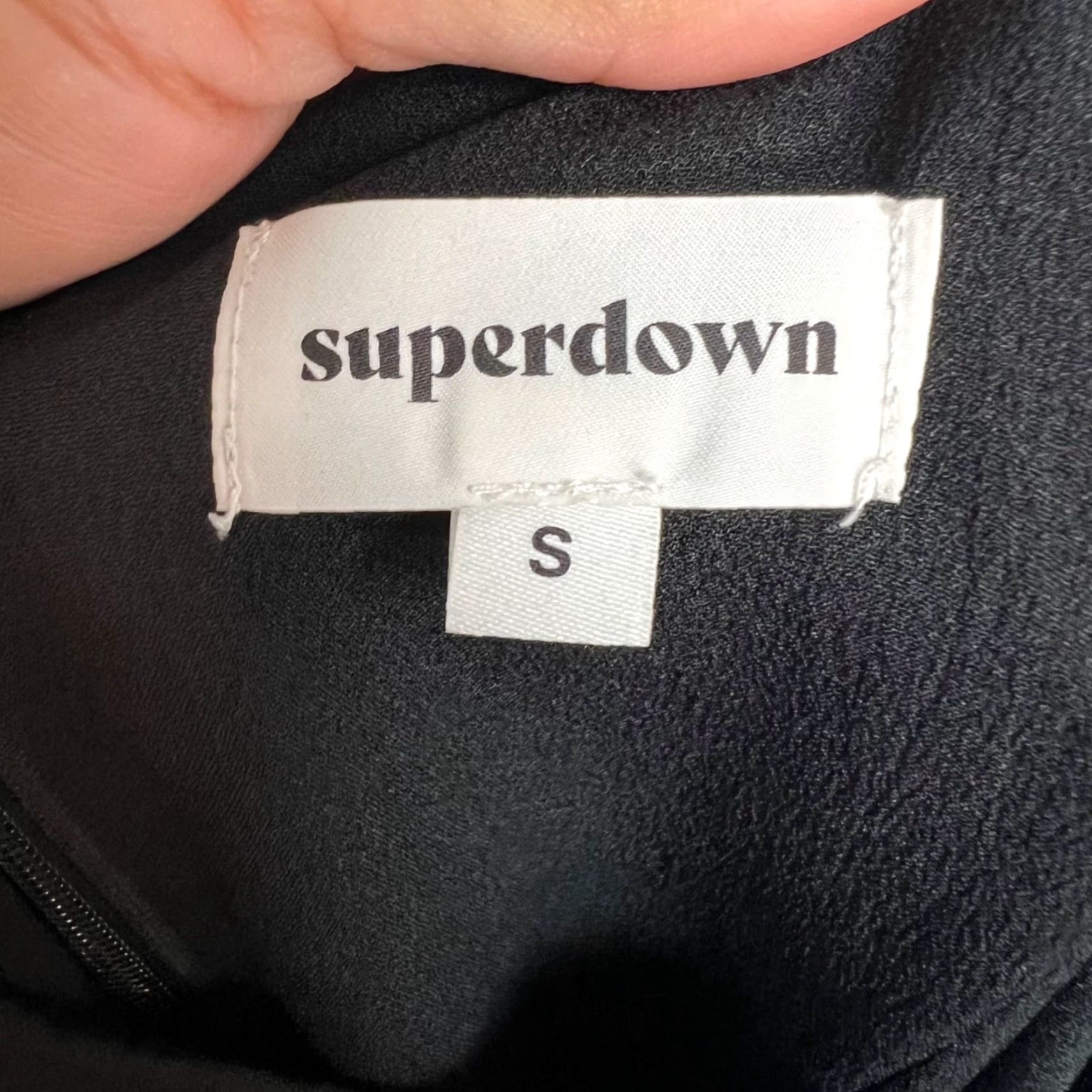superdown Superdown Black Spaghetti Strap Mini Dress Womens Size Small Polyester Size S / US 4 / IT 40 - 3 Thumbnail