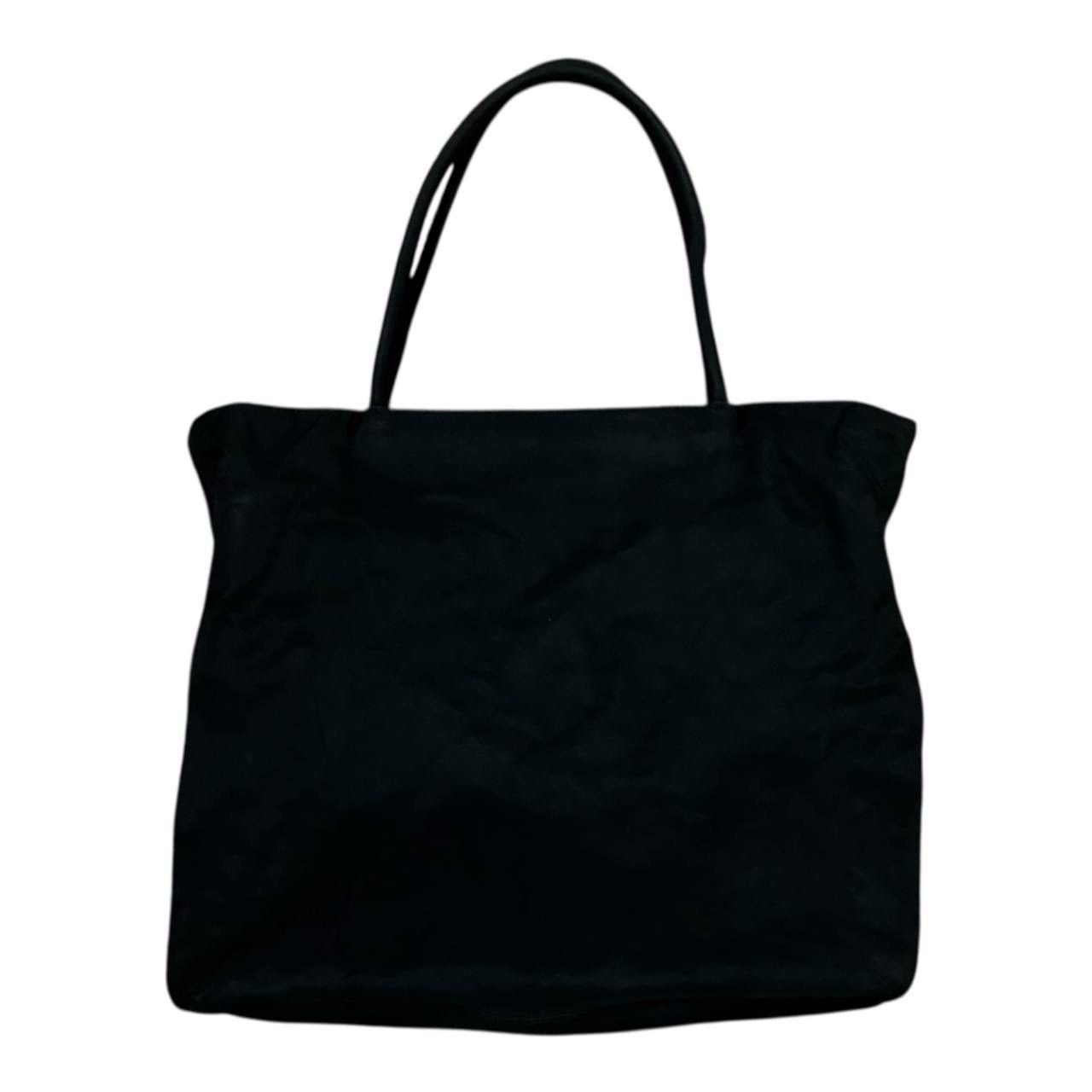 Prada Prada Tessuto Vintage 90s Nylon Tote Bag Black Authentic Size ONE SIZE - 2 Thumbnail