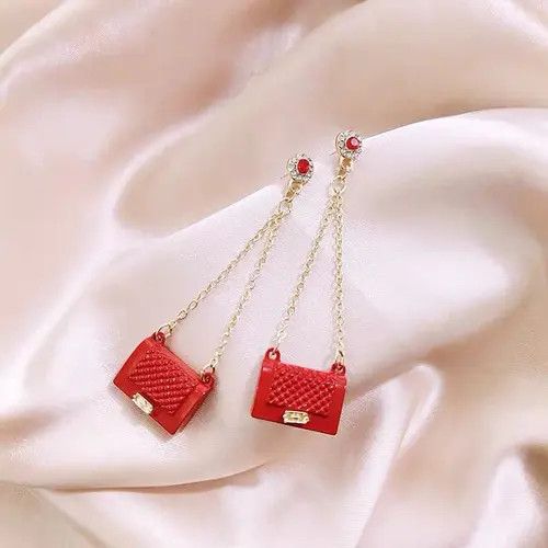 Other Fashion Elegant Shoulder Bag Long Dangle Drop Earrings Size ONE SIZE - 2 Thumbnail
