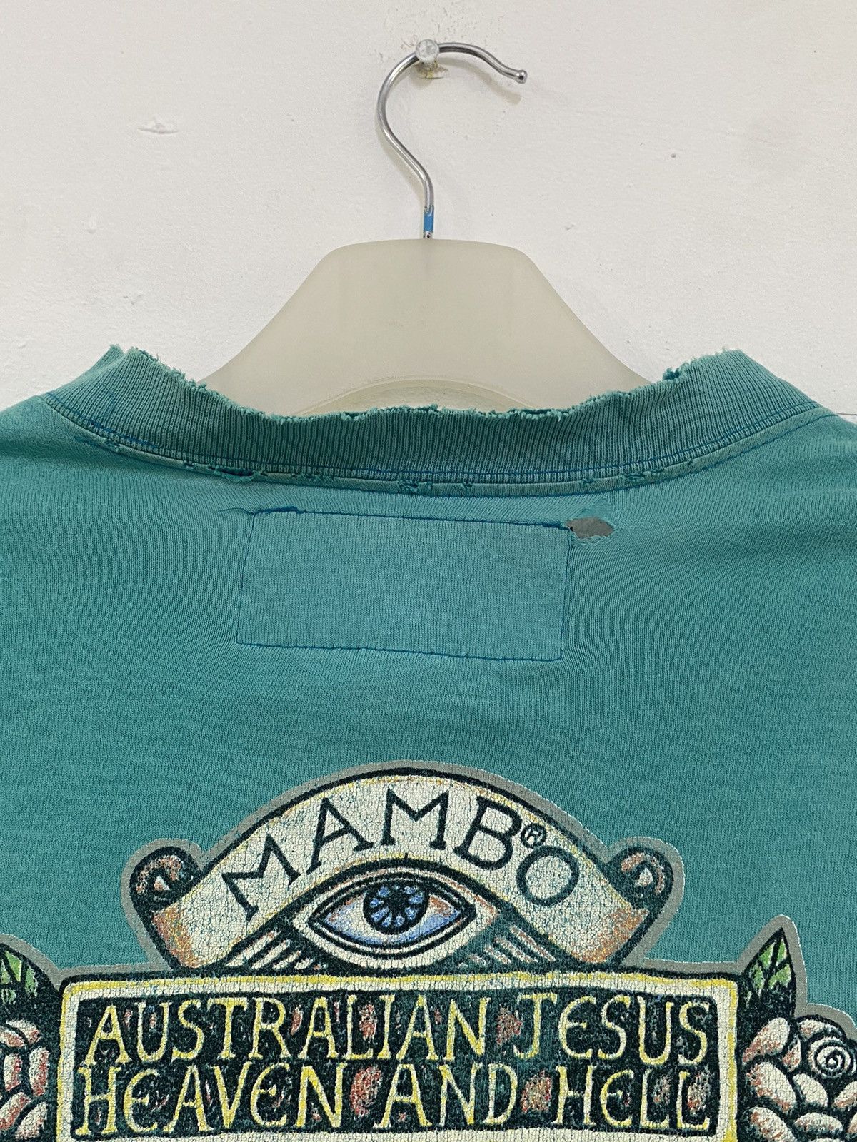 Mambo Distress Damange sunfaded Mambo Jesus Heaven And Hell Size US M / EU 48-50 / 2 - 9 Thumbnail