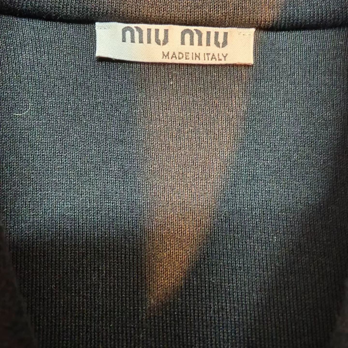 Miu Miu MIUMIU Black Logo Jacket Size M / US 6-8 / IT 42-44 - 4 Thumbnail