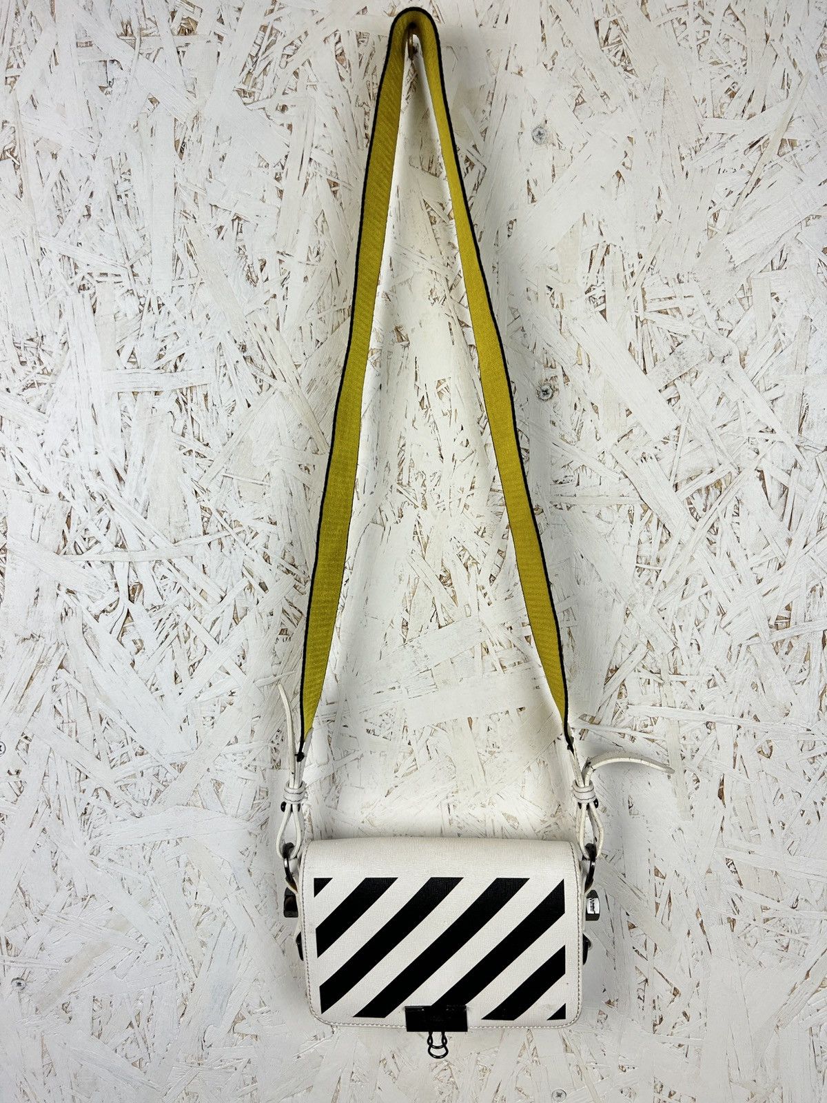 Off-White Off White Diag Crossbody Leather Bag Virgil Abloh Size ONE SIZE - 1 Thumbnail