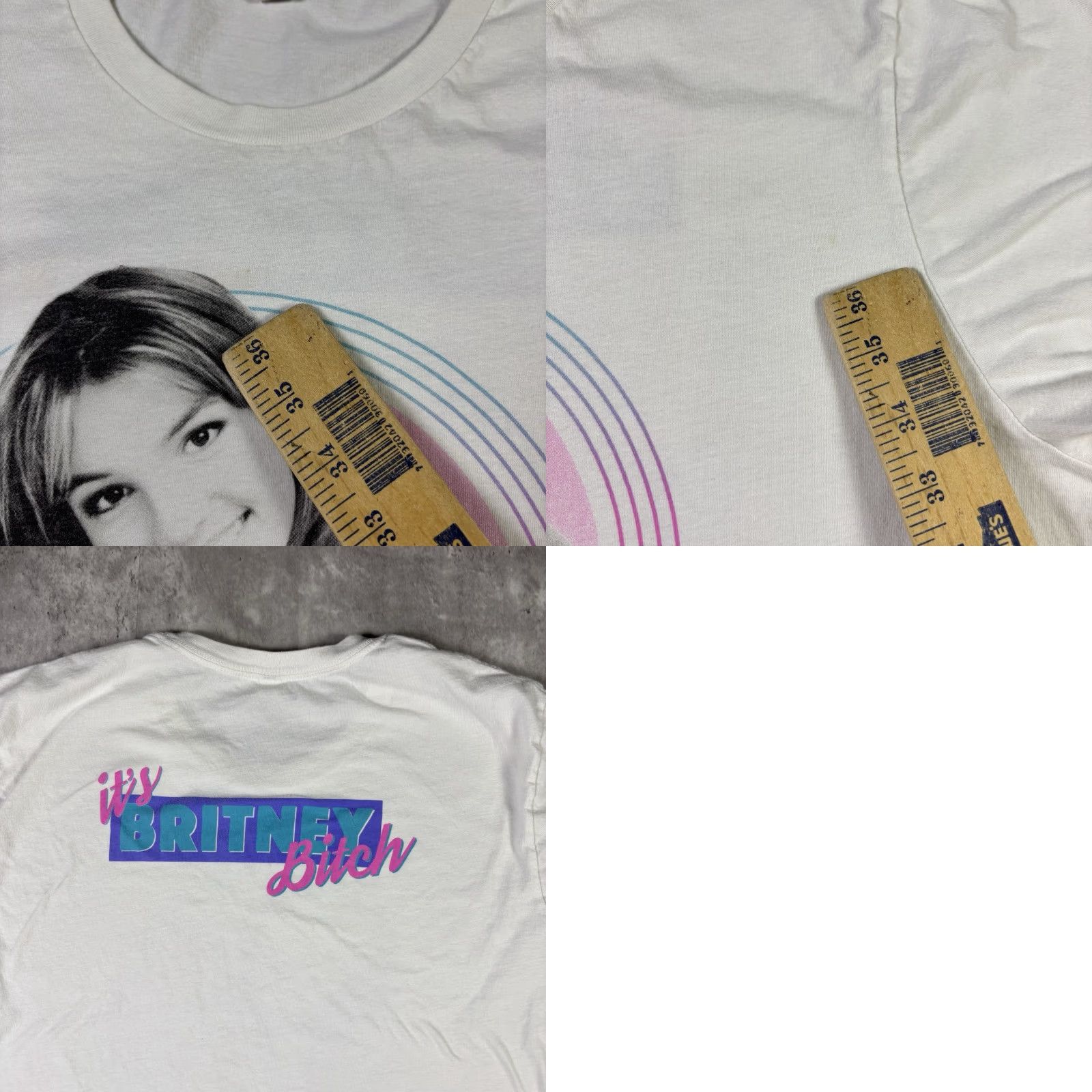 Vintage Britney Spears T-Shirt Womens 2XL White Short Sleeve Pullover Size XXL / US 16-18 / IT 52-54 - 8 Thumbnail