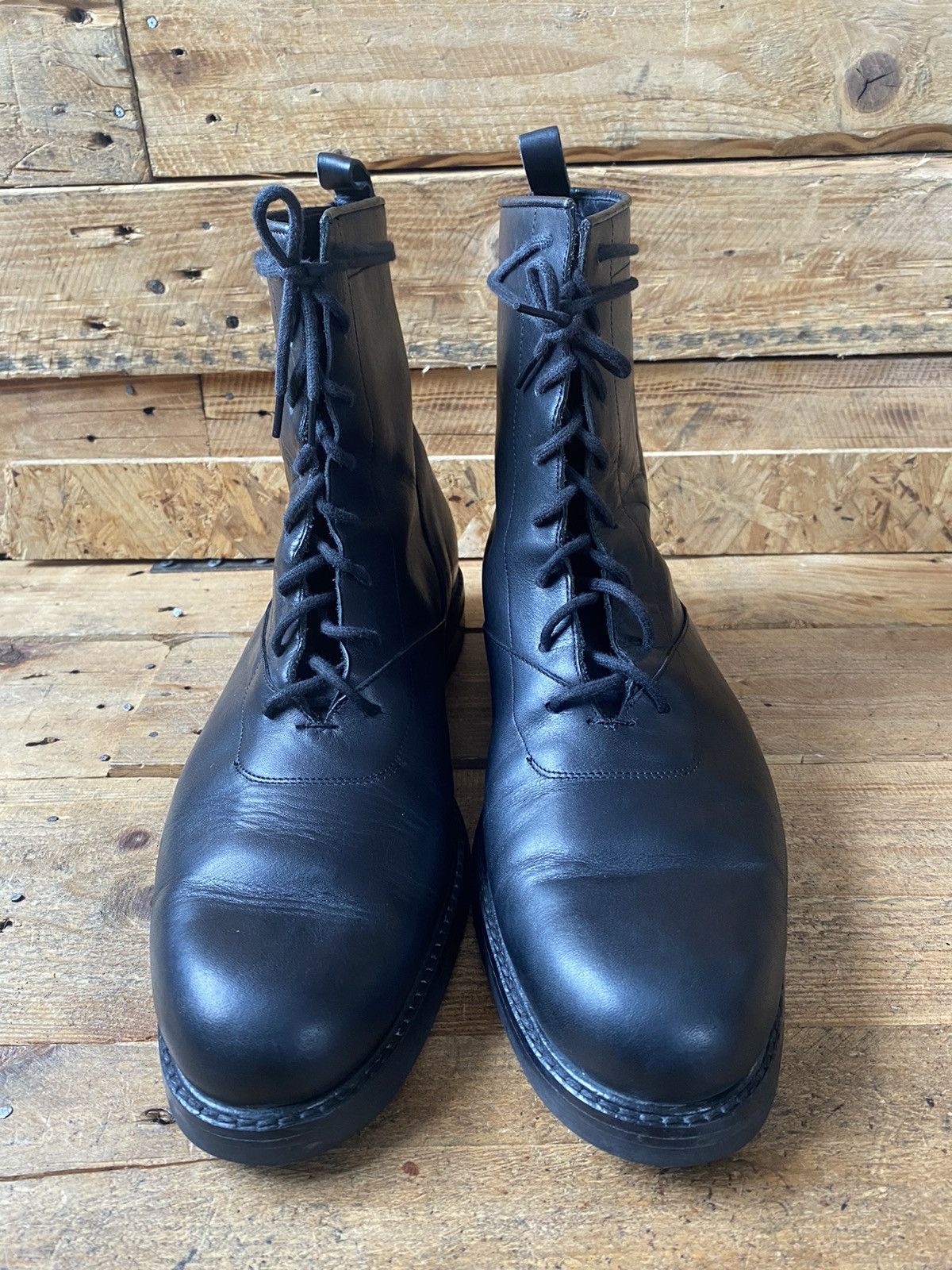 Giuliano Fujiwara × If Six Was Nine Giuano fujiwara x avant black leather combat boots uk 10 Size US 11 / EU 44 - 3 Thumbnail