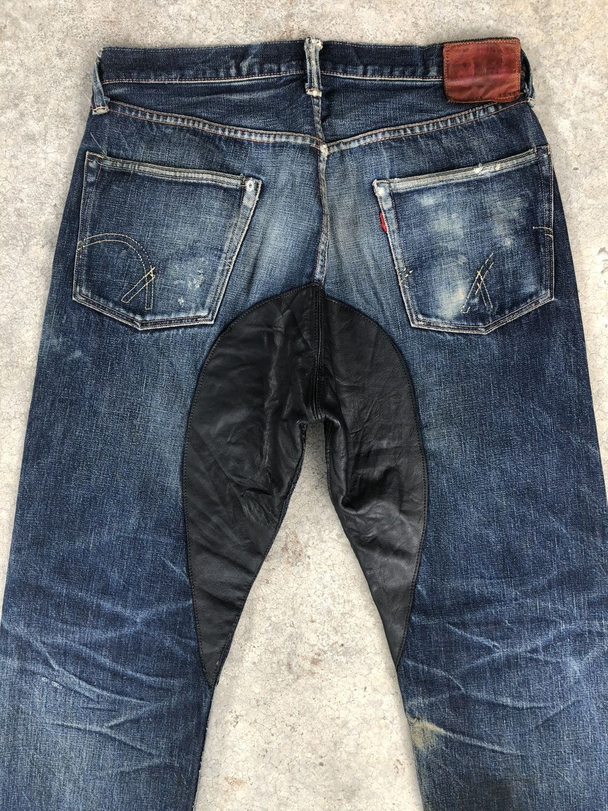 Full Count & Co. Full Count 1340k Selvedge Denim Leather Limited Distressed Size US 32 / EU 48 - 8 Thumbnail