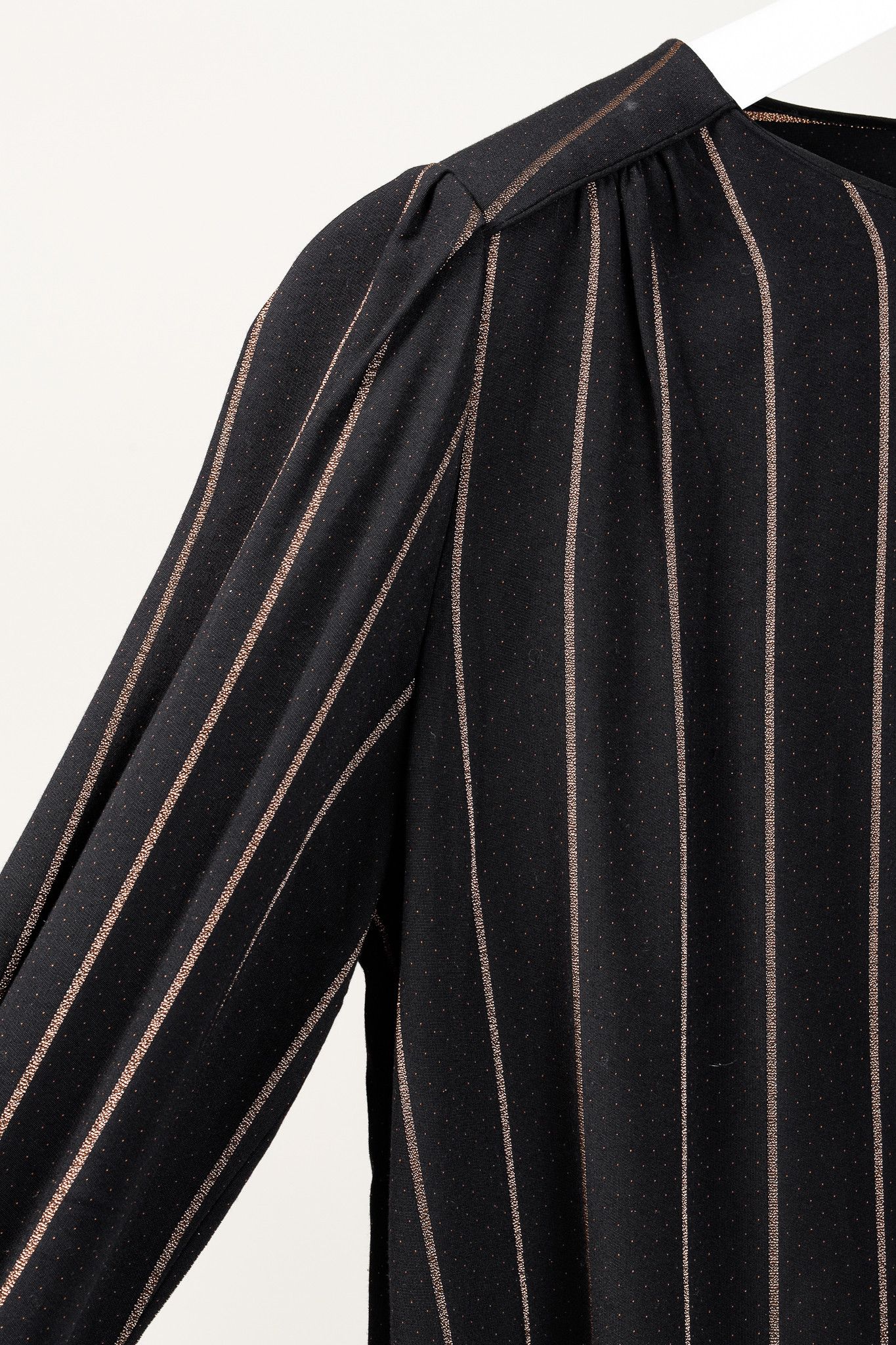 Chloe Chloe PF/17 Microdots & Stripes Viscose Long-Sleeve Blouse Size L / US 10 / IT 46 - 5 Thumbnail