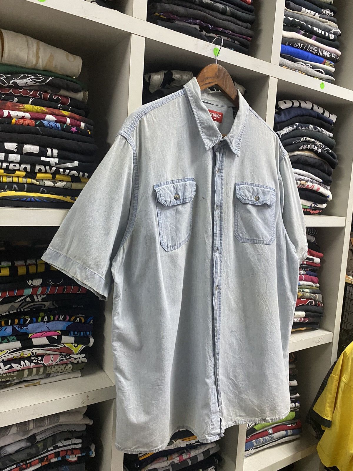 Vintage × Wrangler Vintage Wrangler Button Up Size US XL / EU 56 / 4 - 5 Thumbnail