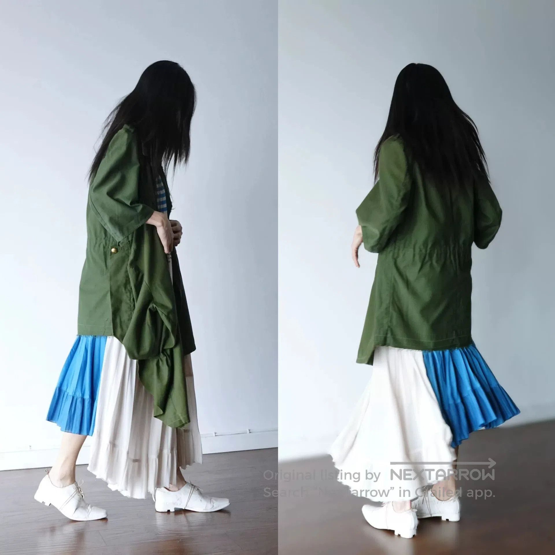Other Deconstructed Military Style Women's Jacket. Size M / US 6-8 / IT 42-44 - 9 Thumbnail