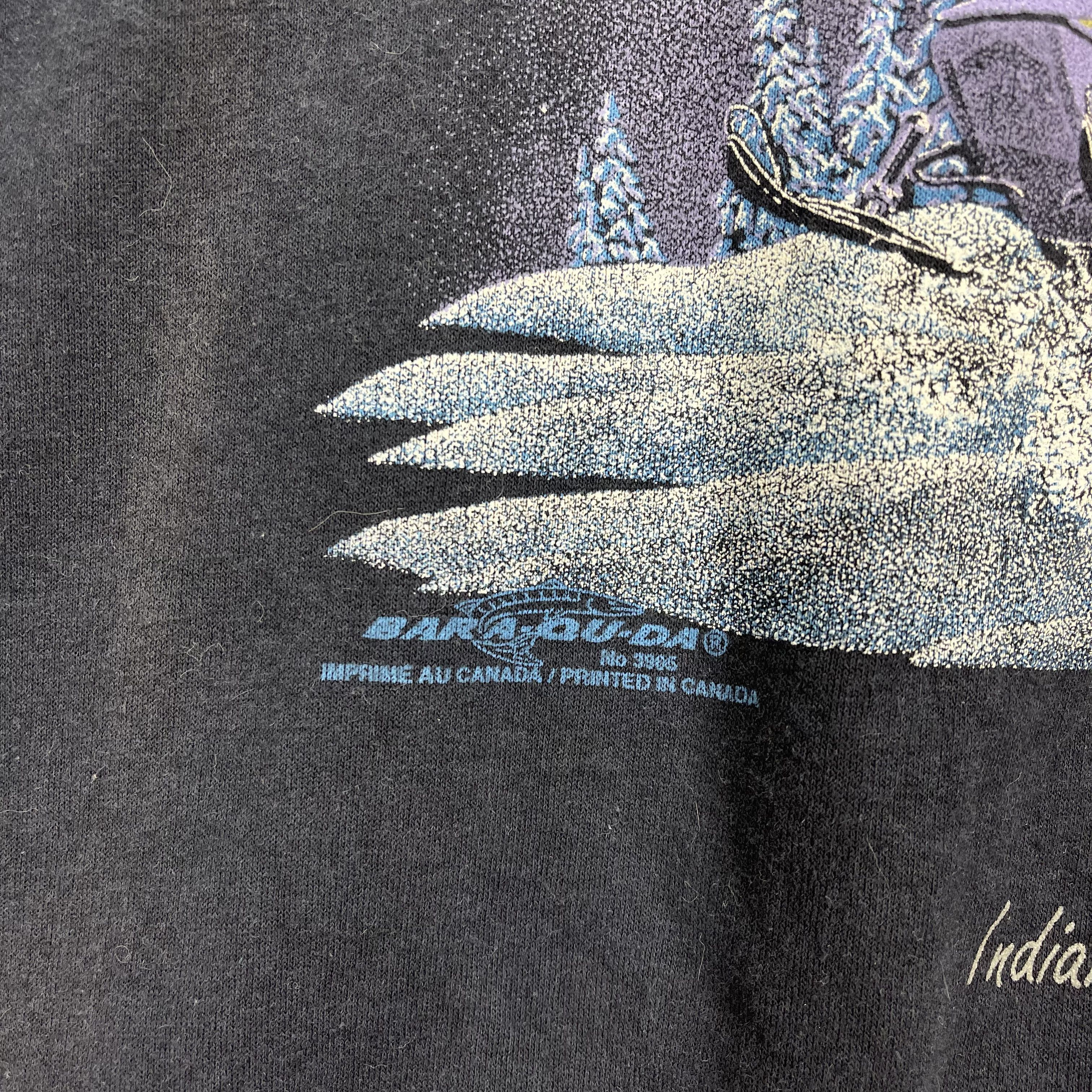 Barracuda 90s Vintage BARA-QU-DA Indian Lake Serie Sweatshirt #1108/AM Size US L / EU 52-54 / 3 - 3 Thumbnail