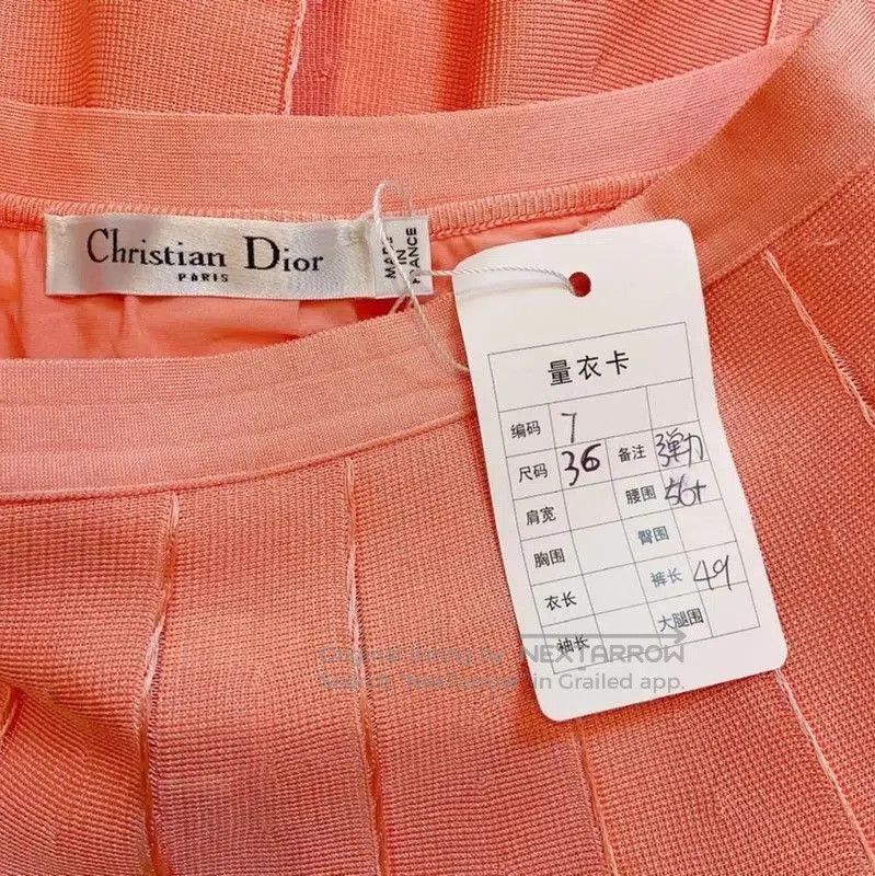 Dior Dior Pleated Pink Skirt for Summer . Size 23" - 4 Thumbnail