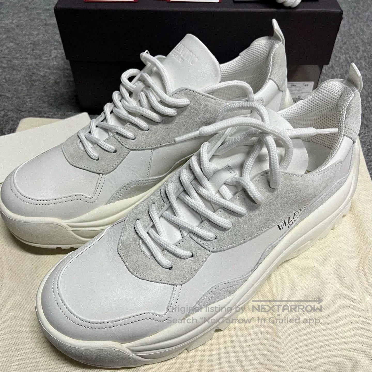 Valentino valentino comfortable gray low-top casual shoes. Size US 10 / EU 43 - 2 Thumbnail