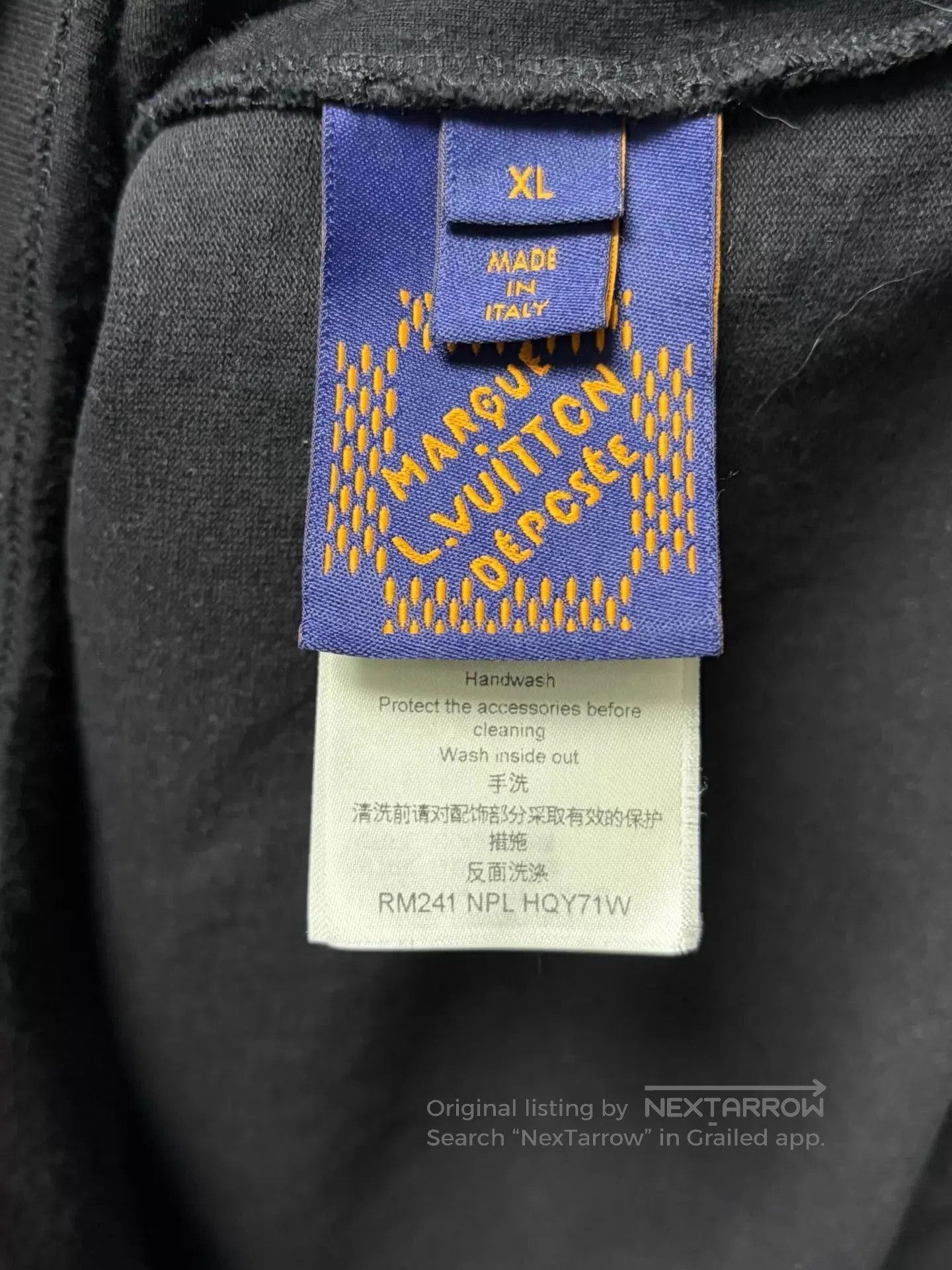 Louis Vuitton Black Short Sleeve Graphic T-Shirt - XL. Size US XL / EU 56 / 4 - 4 Thumbnail
