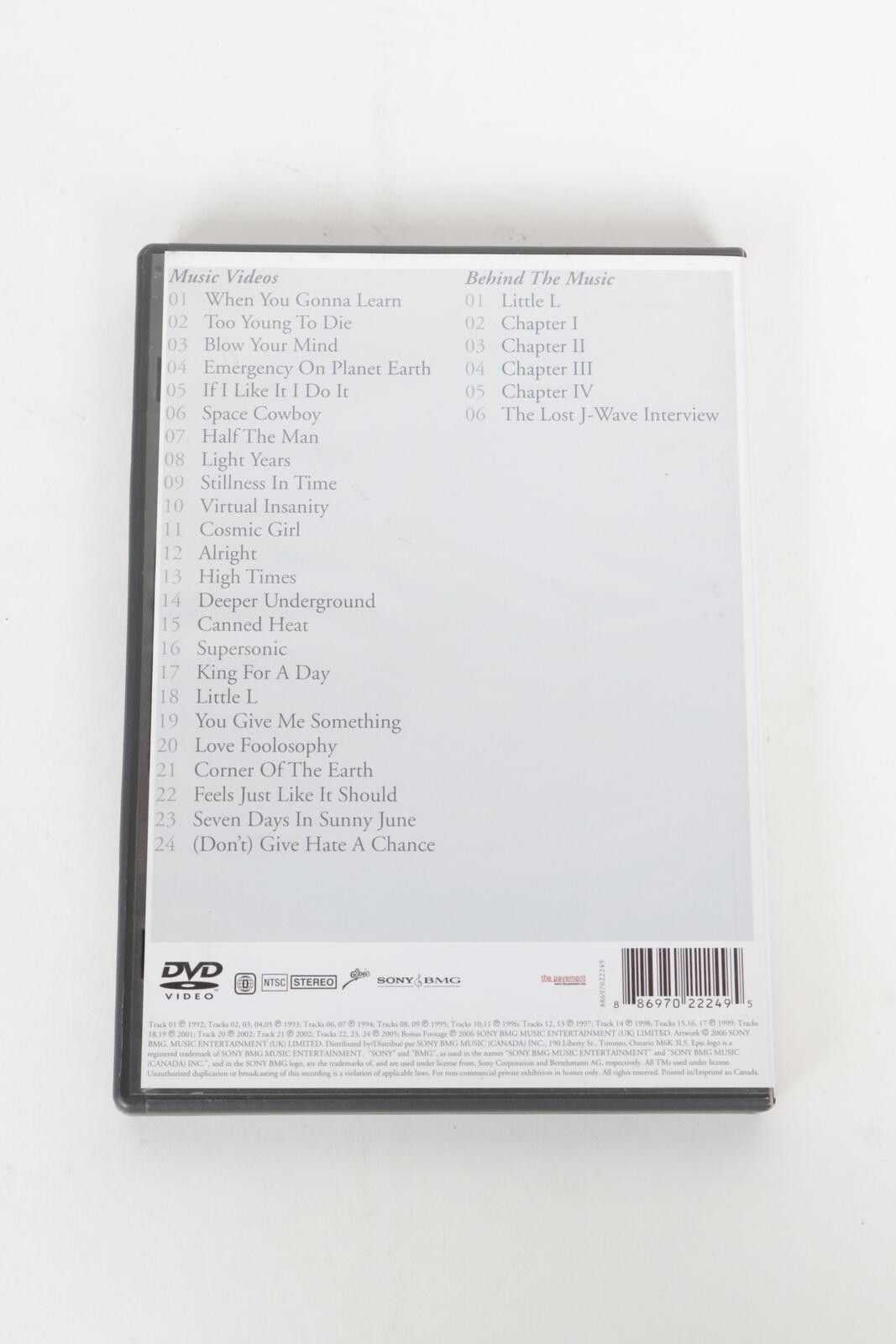 Other 06' Jamiroquai High Times Singles DVD Size ONE SIZE - 2 Thumbnail