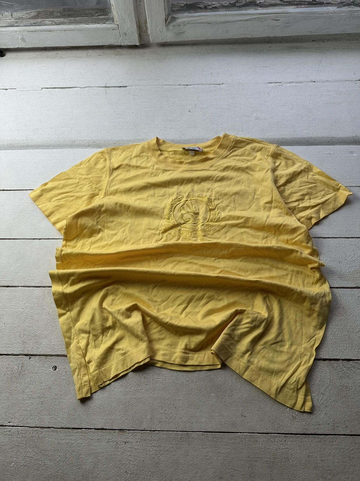 Vintage 🚨 YACHT CLUB LIGHT YELLOW VNTG MONACO RARE BIG LOGO Size US M / EU 48-50 / 2 - 1 Thumbnail