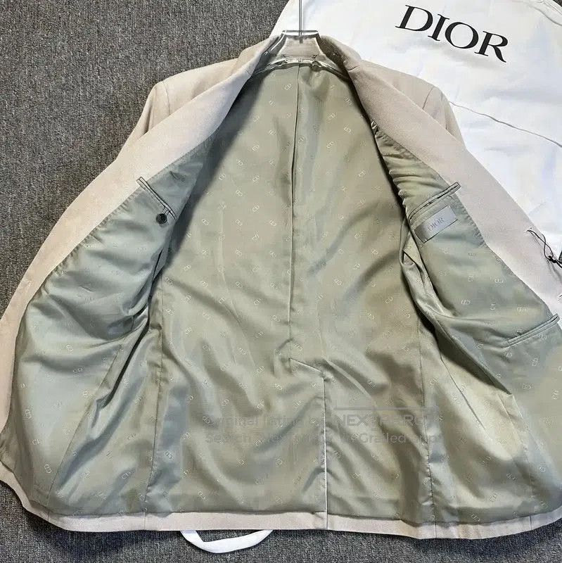 Dior Dior Beige Long Sleeve Cotton Jacket . Size US XXL / EU 58 / 5 - 5 Thumbnail