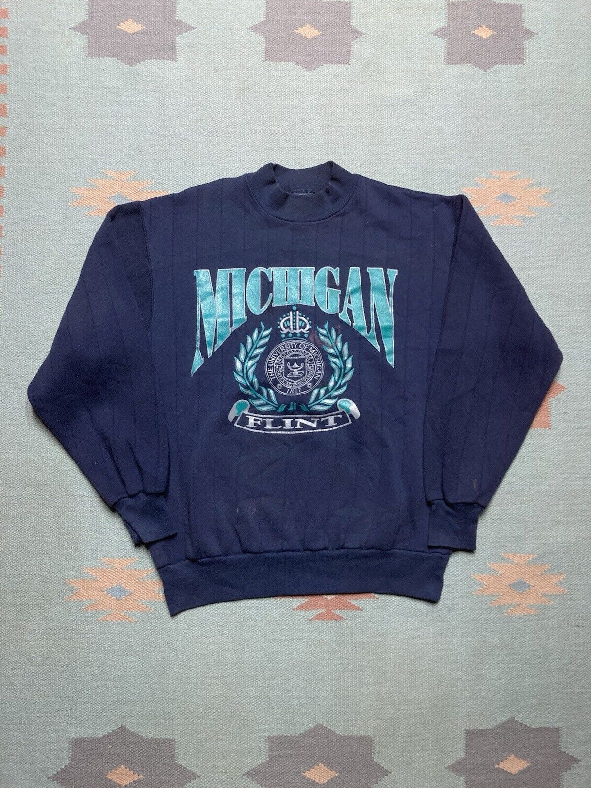 Jansport × Vintage Vintage 90s sweatshirt University Michigan flint college M Size US M / EU 48-50 / 2 - 1 Thumbnail
