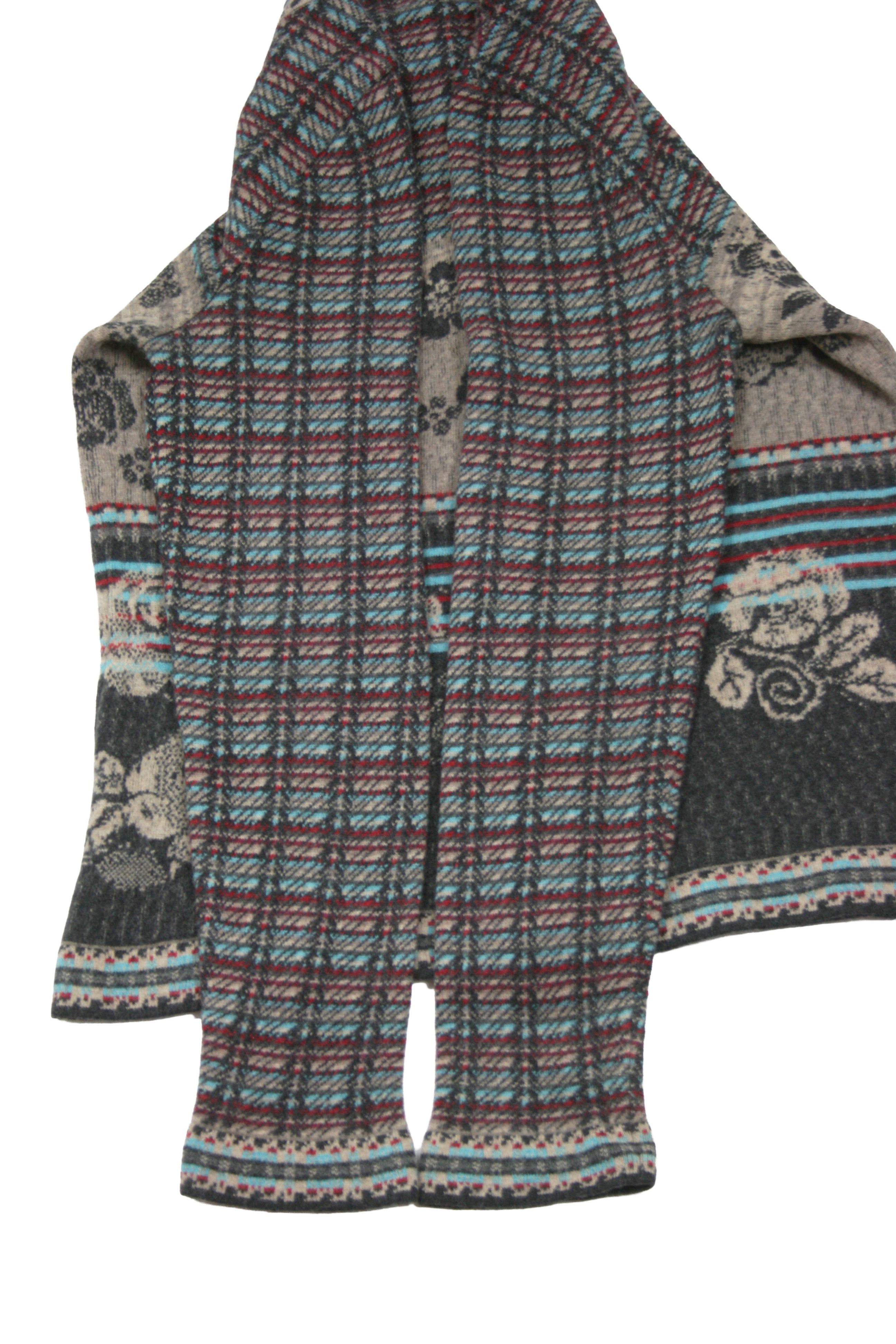 Other Ivko Float Floral Wool Intarsia Knit Cardigan Size S / US 4 / IT 40 - 5 Thumbnail