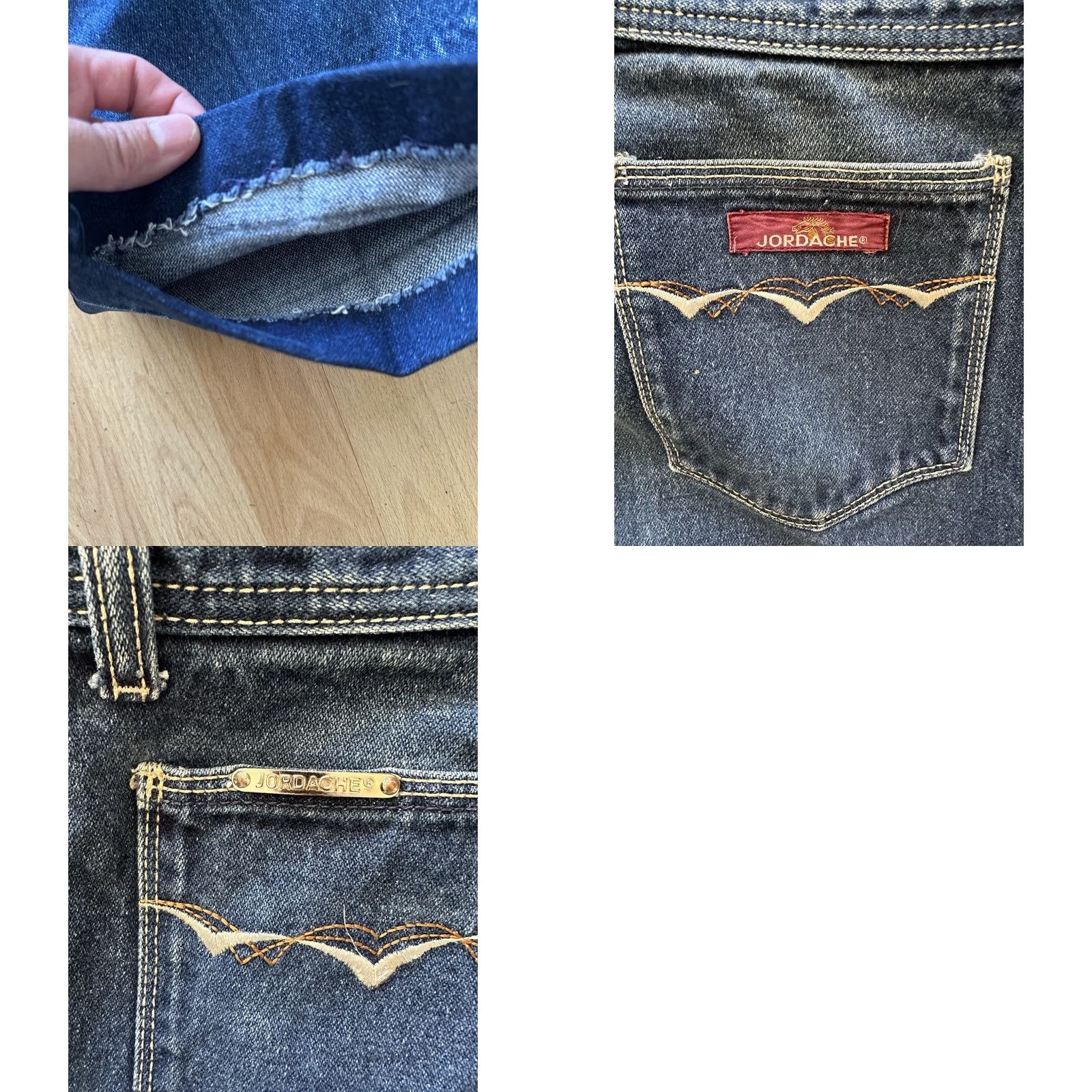 Jordache VINTAGE Jordache Jeans Blue Regular 36 Waist 26.5 Inseam 28.5 Inseam 80s Horse Head Logo Mens Womens Girls Boys Size 25" / US 0 / IT 36 - 8 Thumbnail