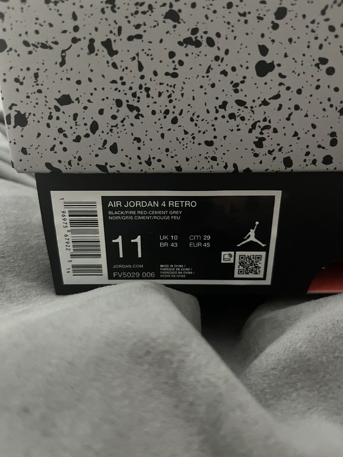 Jordan Brand × Nike JORDAN 4 RETRO BRED REIMAGINED Size US 11 / EU 44 - 7 Thumbnail
