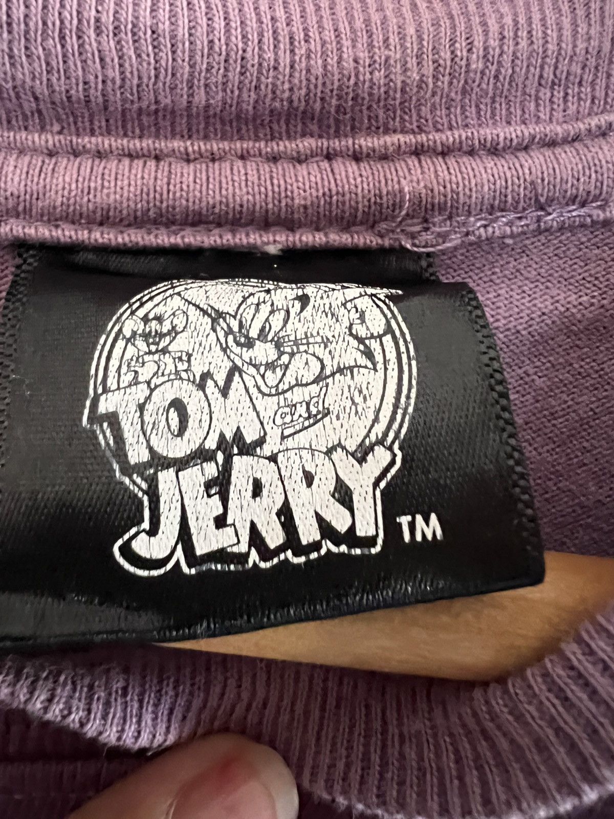 Cartoon Network Tom & Jerry Big Graphic Shirt – Rare SQNC Cartoon Streetwear Size US M / EU 48-50 / 2 - 8 Thumbnail