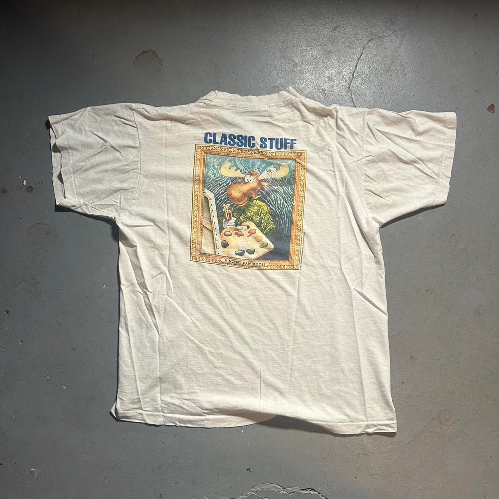 Hanes 90s the adventures of rocky and bullwinkle tee shirt Size US XL / EU 56 / 4 - 1 Thumbnail