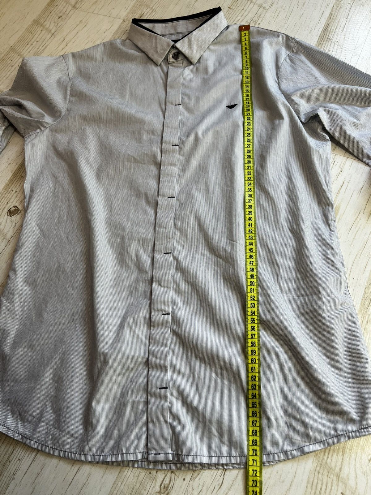 Emporio Armani Emporio Armani Striped Shirt – Size M Size US M / EU 48-50 / 2 - 15 Thumbnail