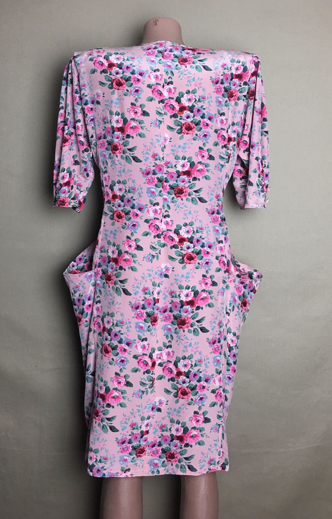 Emanuel Ungaro × Ungaro Paris × Vintage Emanuel Ungaro Silk Vintage Floral Midi Dress EU 44 Size M / US 6-8 / IT 42-44 - 7 Thumbnail