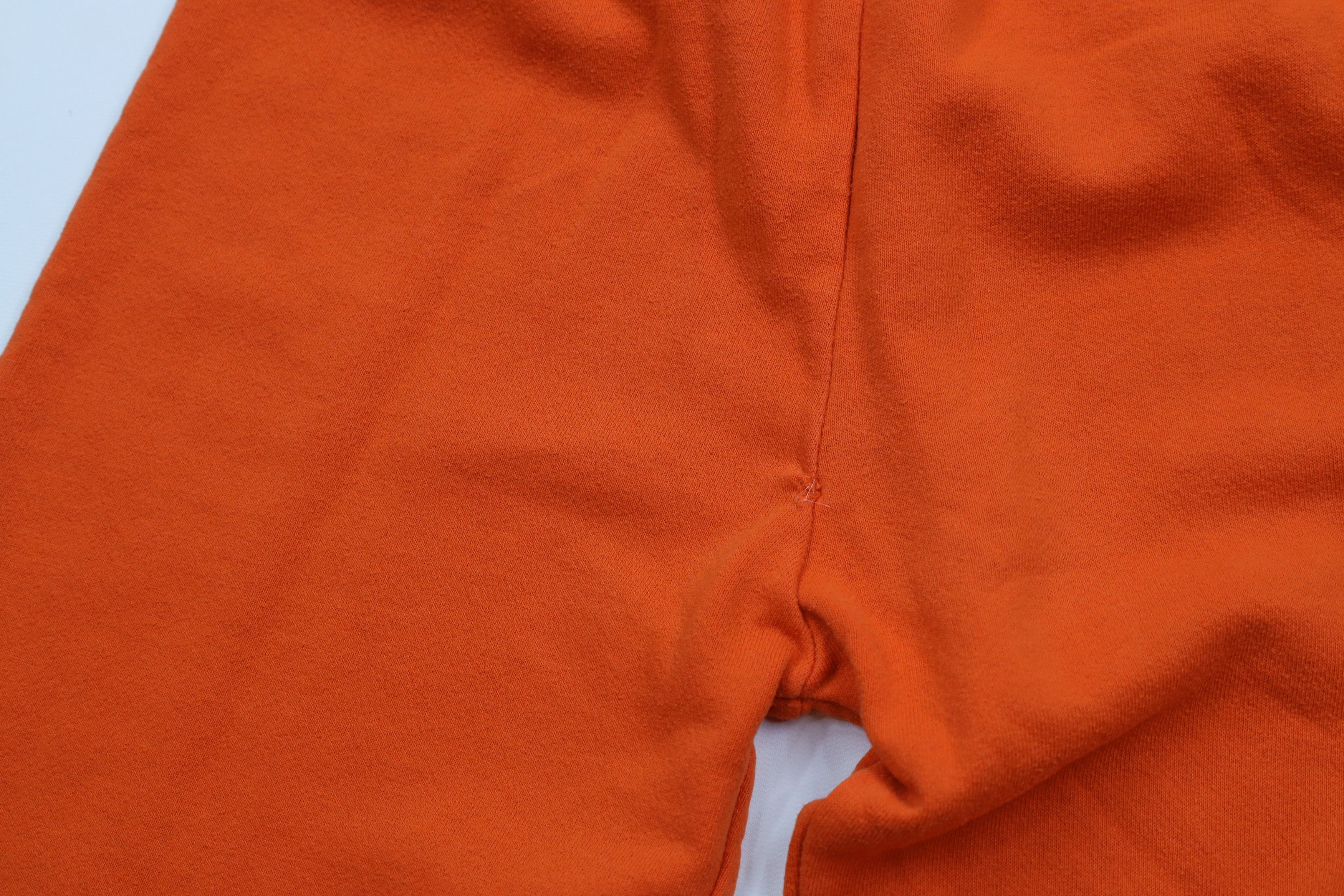 Vintage Vintage 90s Streetwear Blank Sweatpants Joggers Orange USA Size US 32 / EU 48 - 12 Thumbnail