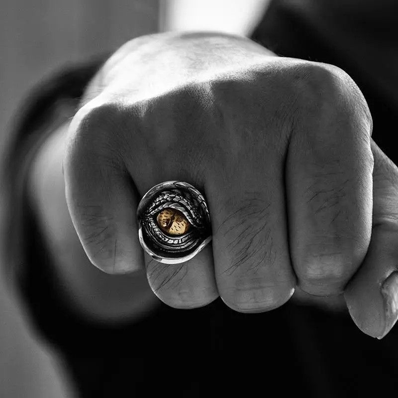 Other Demon Dragon Eye Ring Size ONE SIZE - 2 Thumbnail