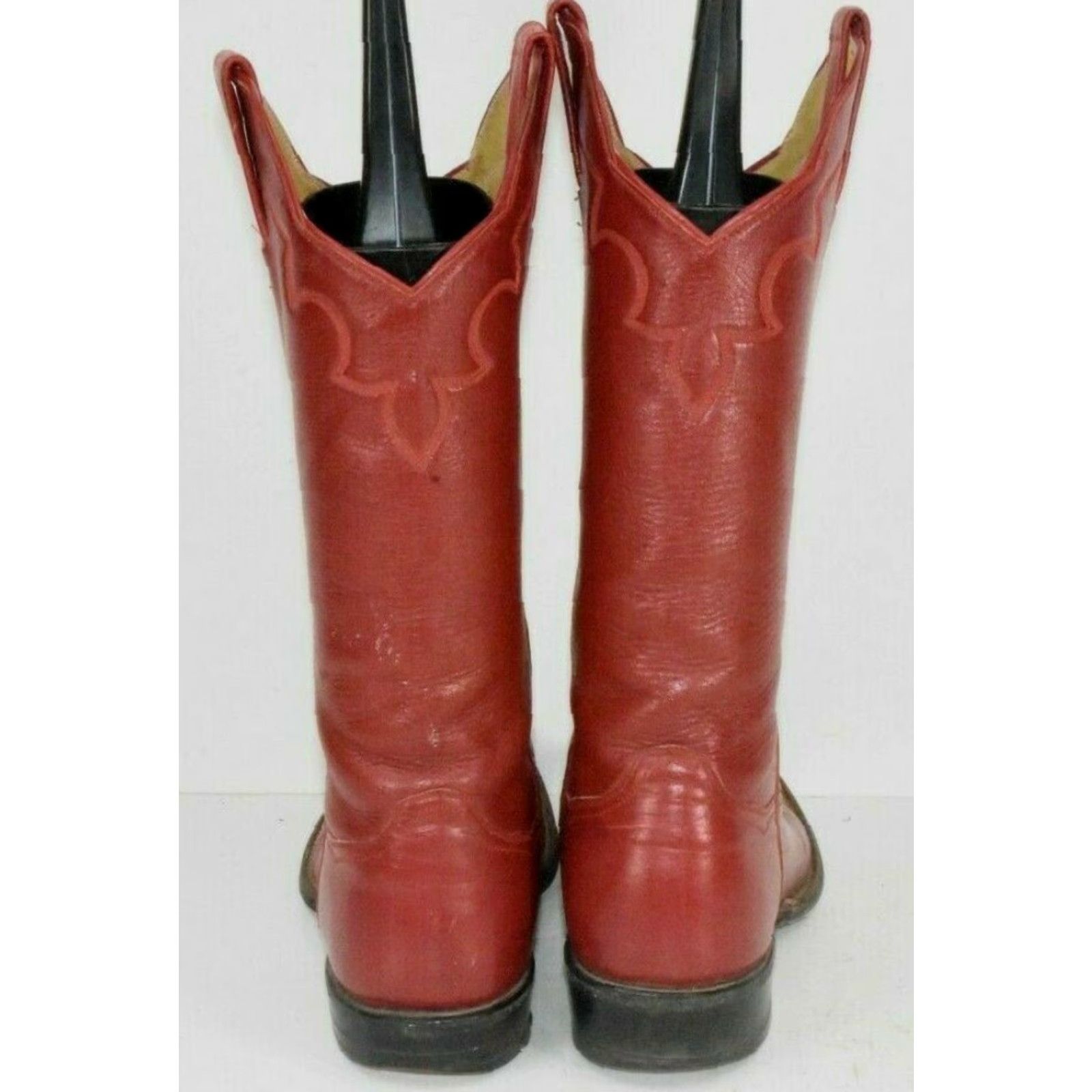 Vintage Panhandle Slim Womens Sz 5 B Red Leather Roper Western Cowgirl Boots Size US 5 / IT 35 - 4 Thumbnail