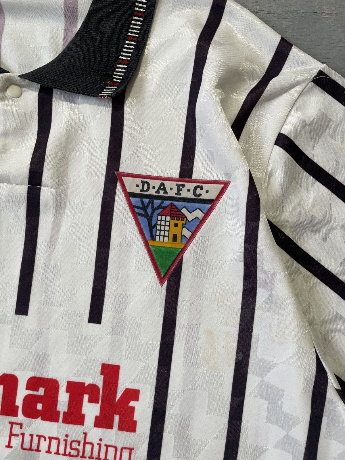 Umbro × Vintage Rare Dunfermline Athletic FC Home Shirt 1990-1992 Size US XL / EU 56 / 4 - 3 Thumbnail