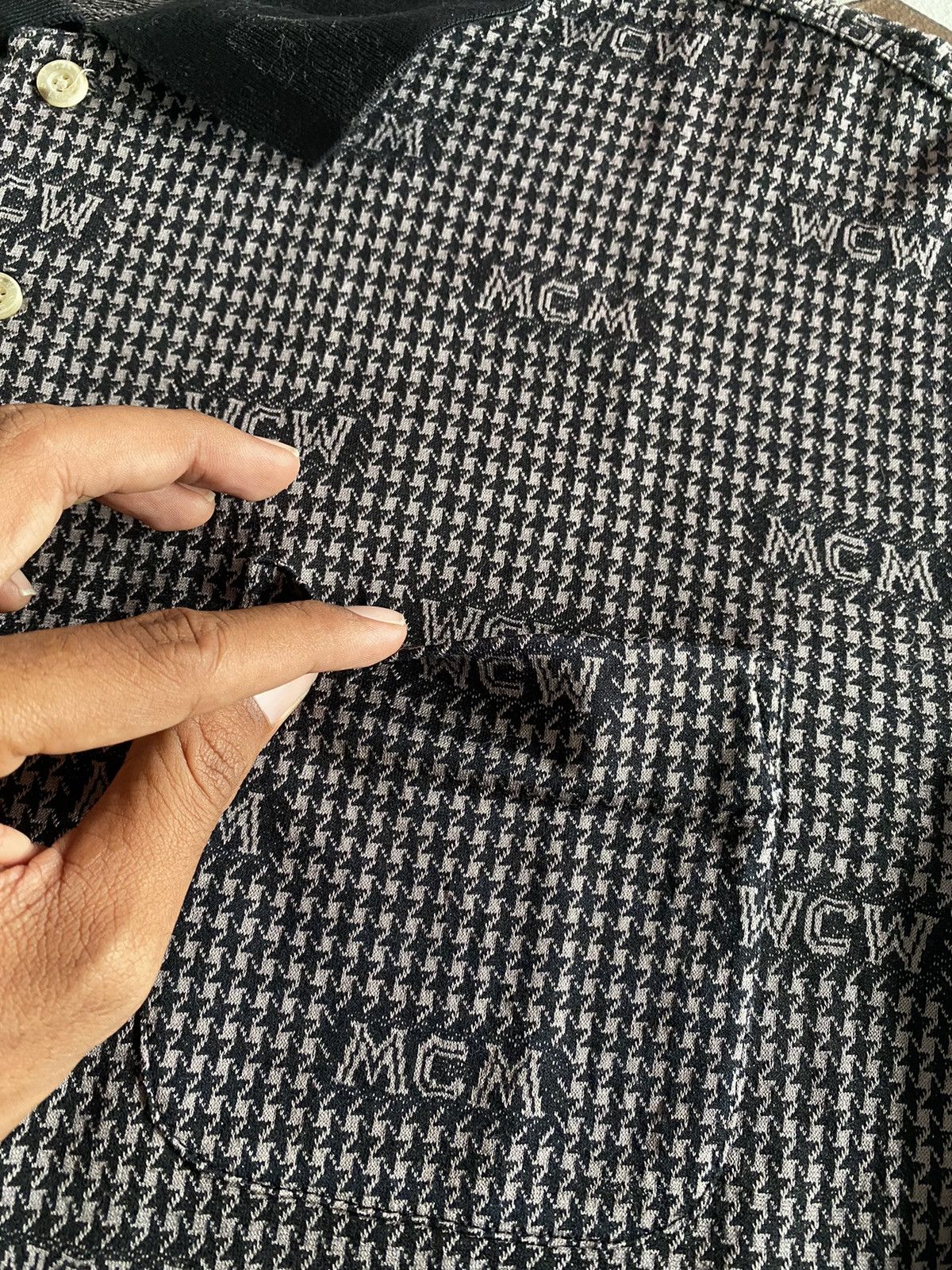 Vintage Vintage MCM Monogram Polo Tshirt Size US M / EU 48-50 / 2 - 4 Thumbnail