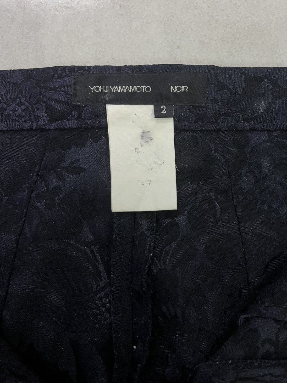 Yohji Yamamoto Yohji Yamamoto Noir Floral Jacquard Pants Size 28" / US 6 / IT 42 - 8 Thumbnail