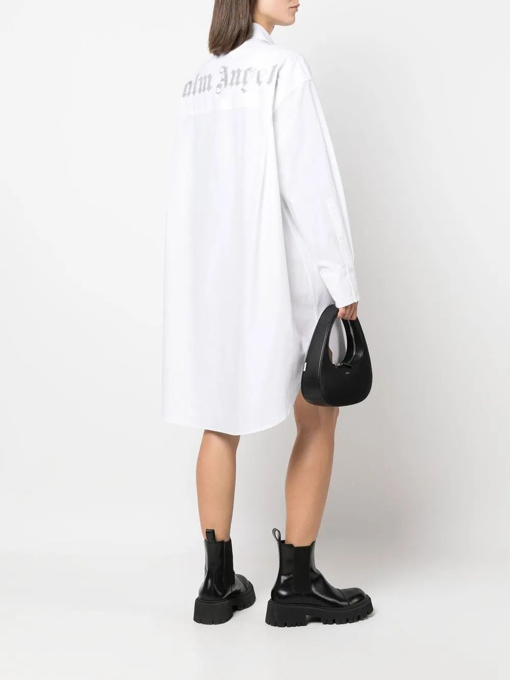 Palm Angels o1y1125 Midi Dress in White Size XS / US 0-2 / IT 36-38 - 5 Thumbnail