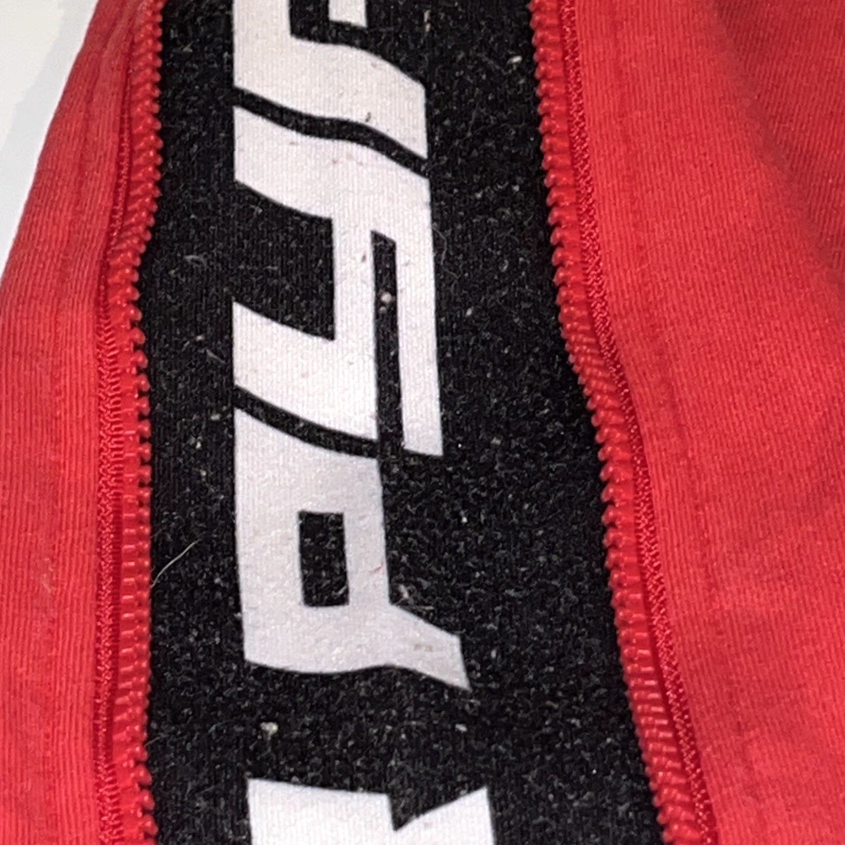 Black Pyramid VINTAGE Black Pyramid RED Baggy Sweatpants Black Side Spellout ZIP SIDES Mens Medium Y2K Size US 31 - 5 Thumbnail