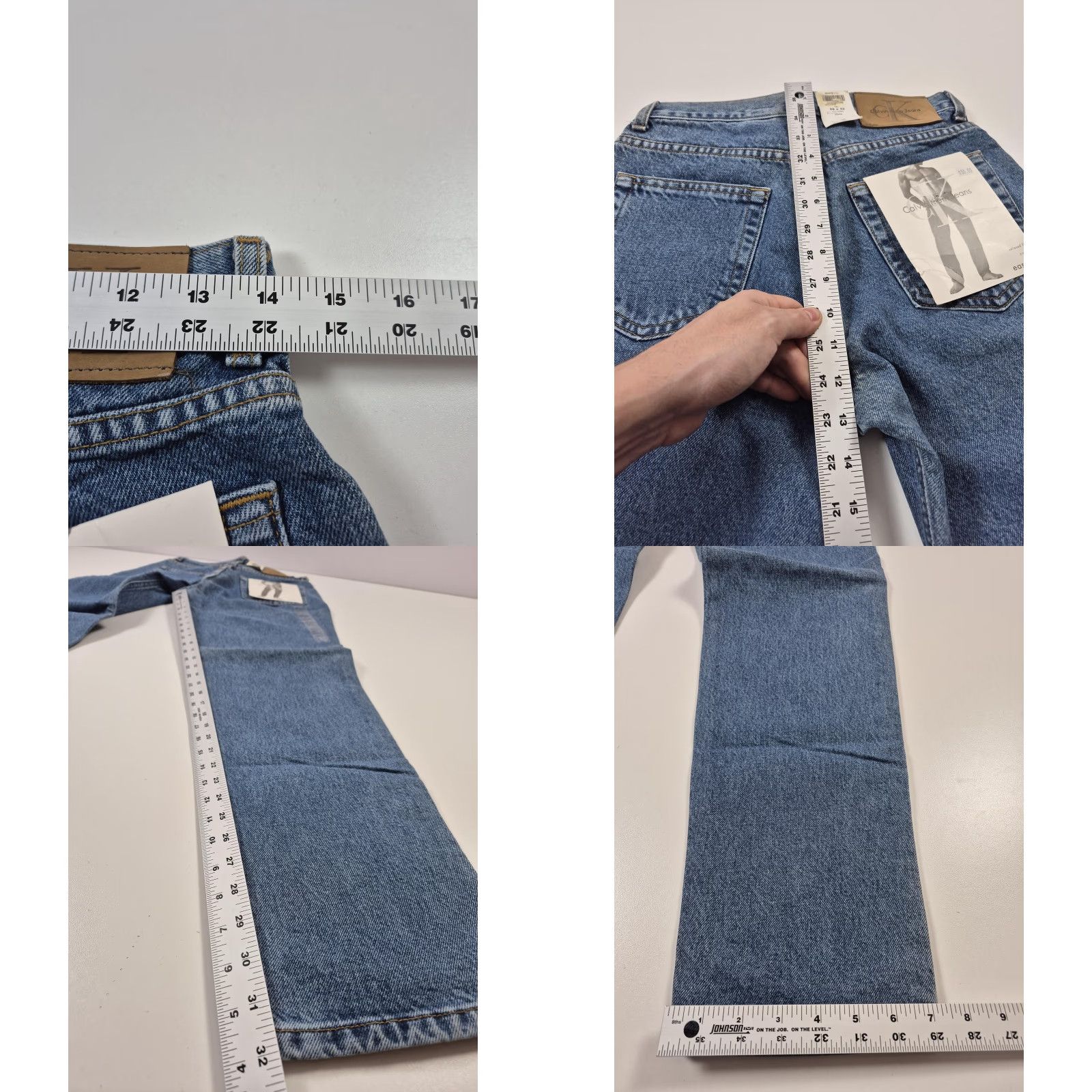 Vintage Calvin Klein Jeans Easy Fit Jeans Mens 29x32 Blue Denim 
