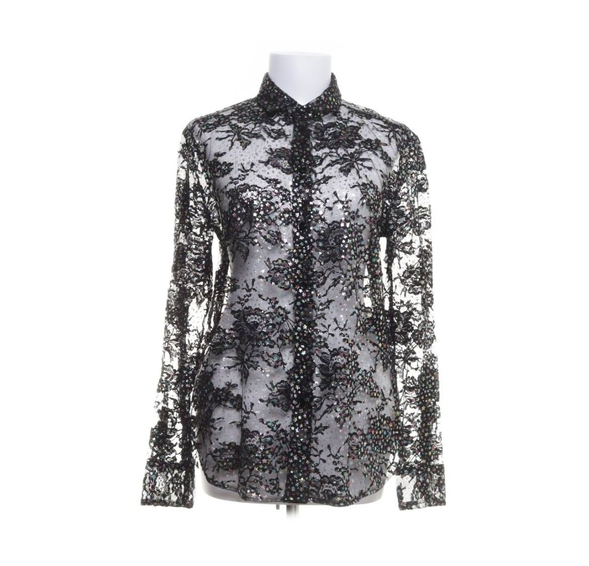 Hedi Slimane × Saint Laurent Paris S/S16 Floral Lace Sheer Multicolor Star Button Up Shirt Size M / US 6-8 / IT 42-44 - 1 Thumbnail