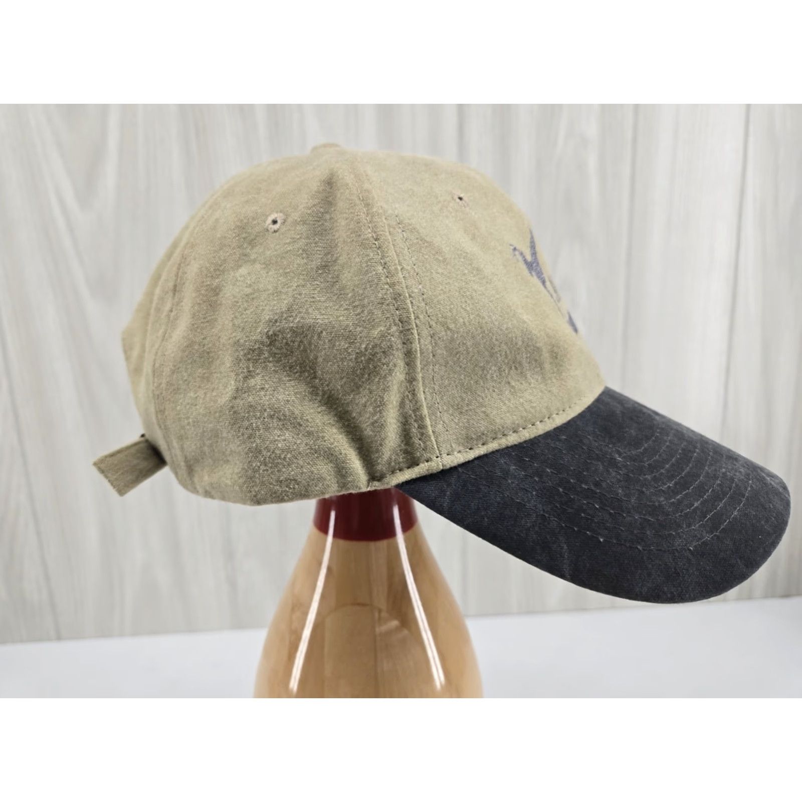 Vintage VINTAGE Zkaps Alabama Wildlife Federation SnapBack Hat AWF Hunting Fishing Hat Men Khaki One Size Strapback Trucker Animals Wildlife Fishing Size ONE SIZE - 3 Thumbnail