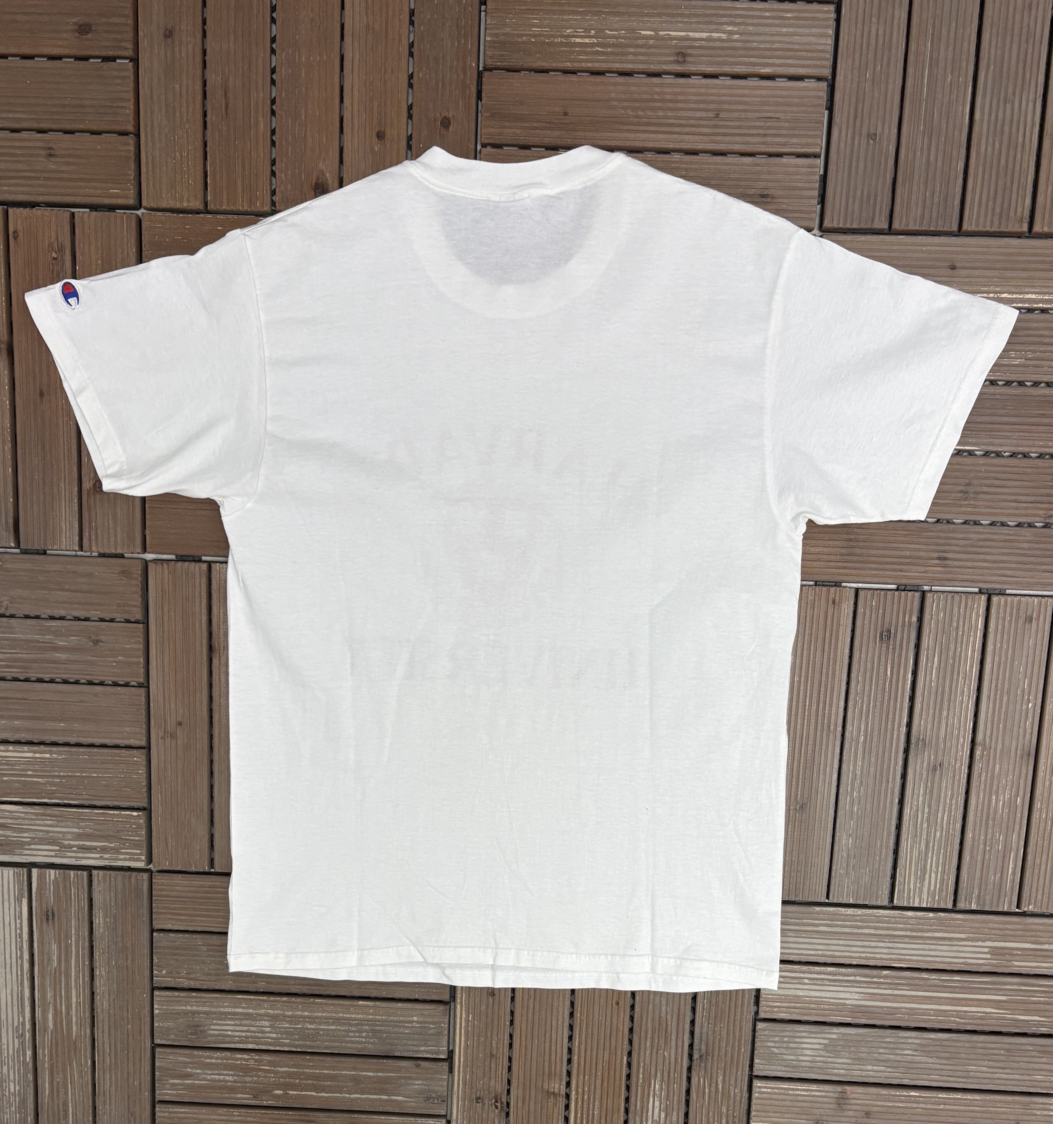 Champion Harvard University Vintage White T-Shirt Tee Size US L / EU 52-54 / 3 - 4 Thumbnail