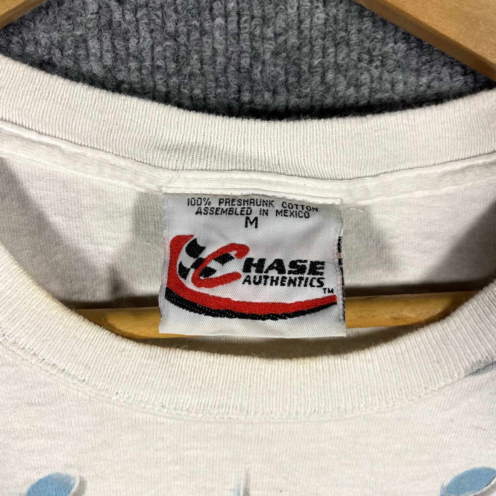 Chase Authentics VINTAGE Rusty Wallace NASCAR AOP T-Shirt Mens M 90s Miller Lite Racing WHITE Mens) Size US M / EU 48-50 / 2 - 3 Thumbnail